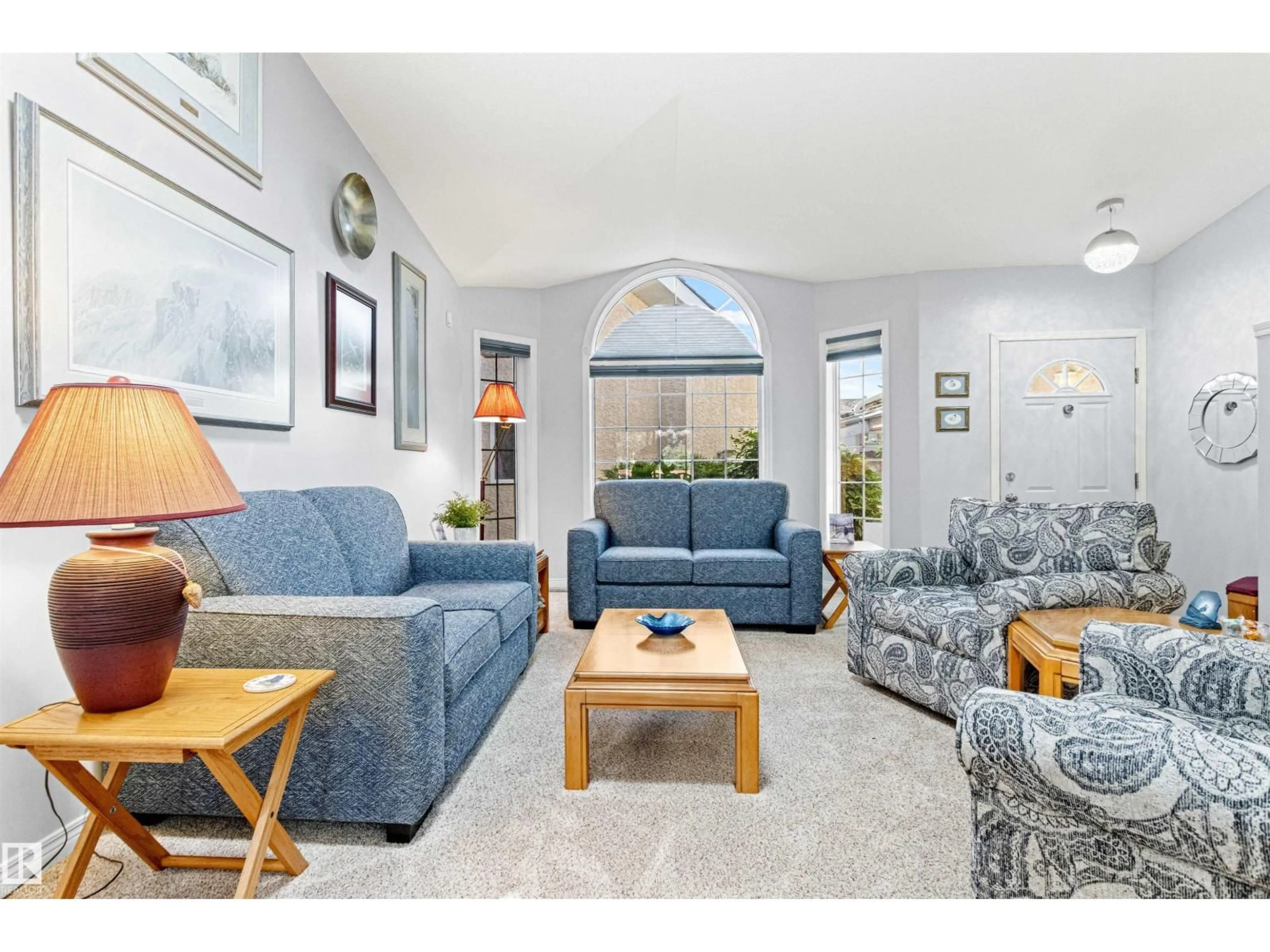 Living room with furniture, unknown for 64 - 12 BLACKBURN DR, Edmonton Alberta T6W1C1