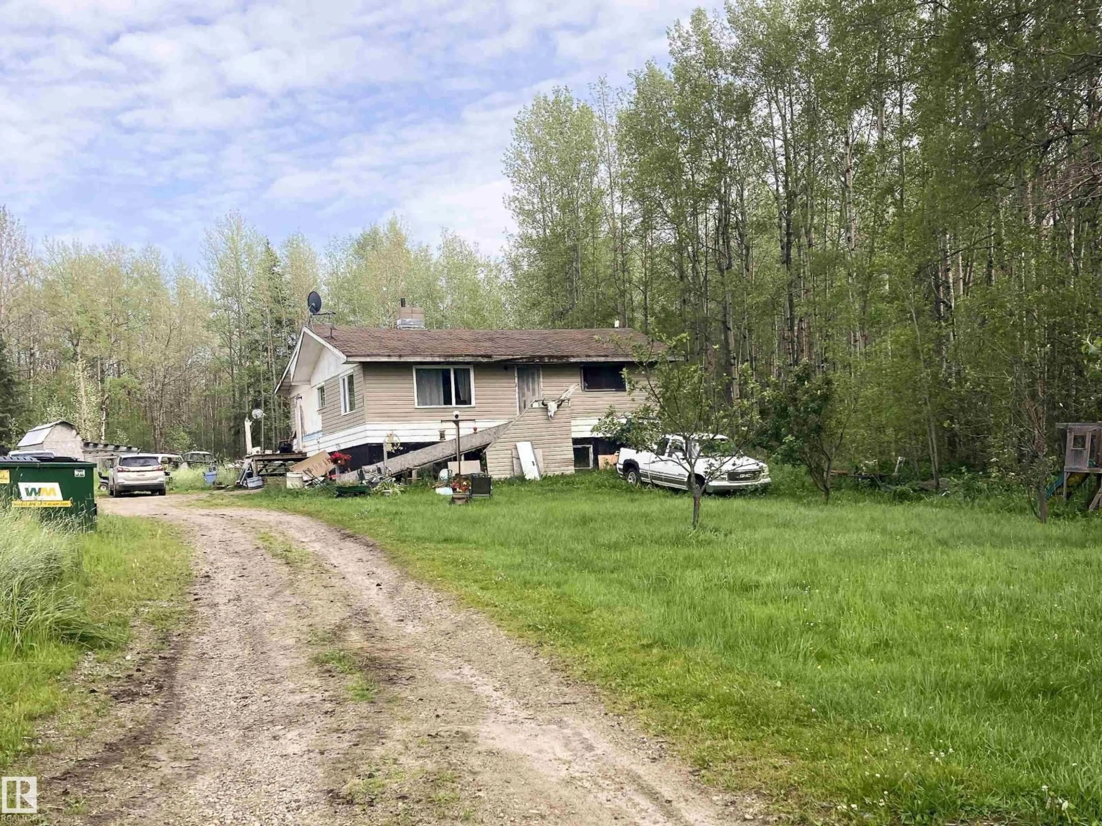 A pic from outside/outdoor area/front of a property/back of a property/a pic from drone, street for 451043 RGE RD 70A, Rural Wetaskiwin County Alberta T0C0A0