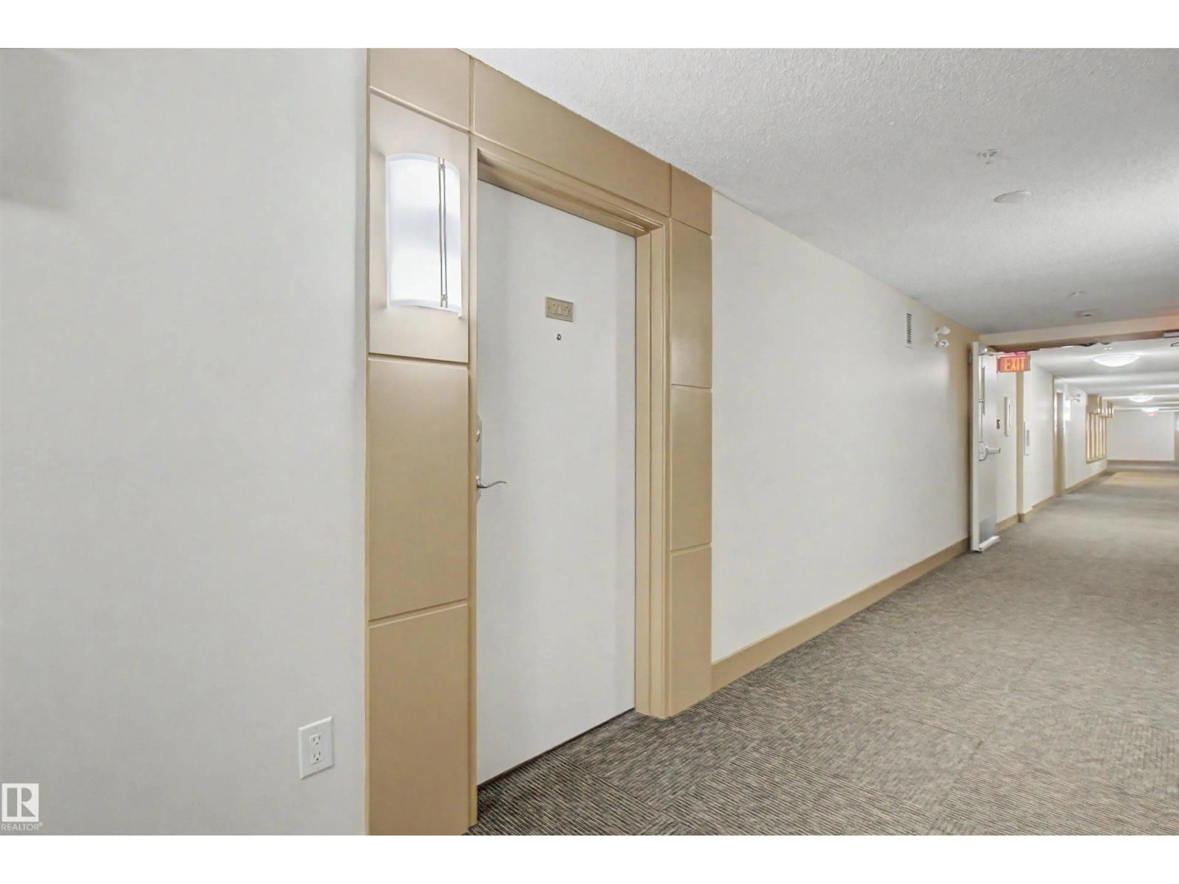 Indoor foyer for 215 - 4450 MCCRAE AV, Edmonton Alberta T5E6S4