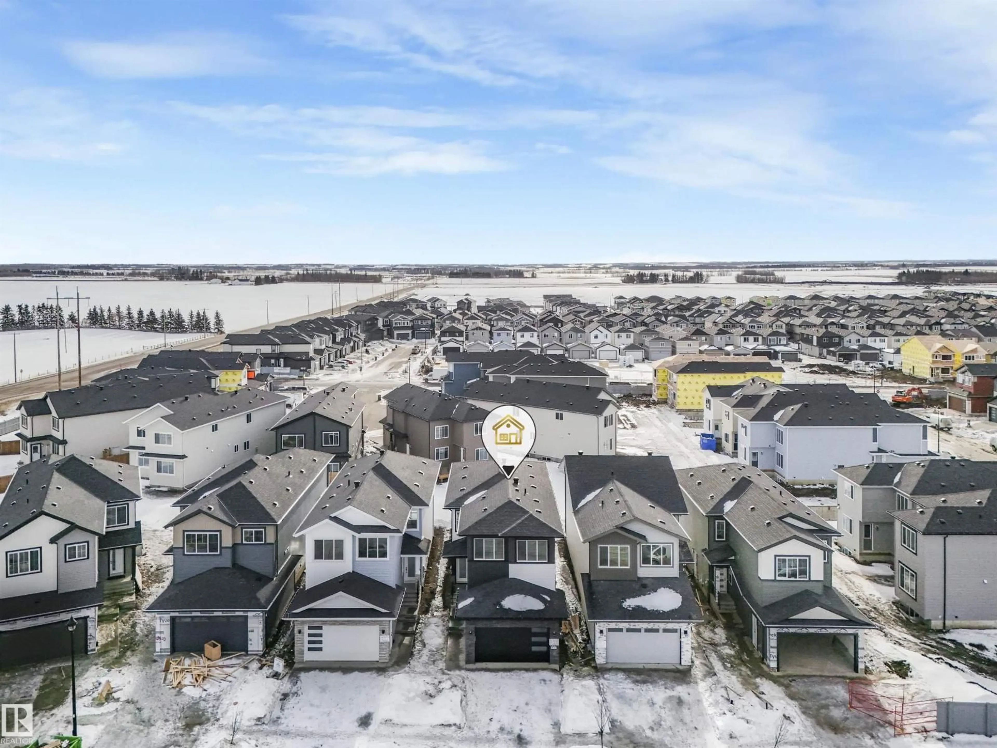 A pic from outside/outdoor area/front of a property/back of a property/a pic from drone, unknown for 3507 44 AVENUE, Beaumont Alberta T4X3G9