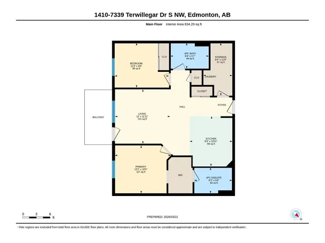 1410 - 7339 SOUTH TERWILLEGAR DR, Edmonton 2