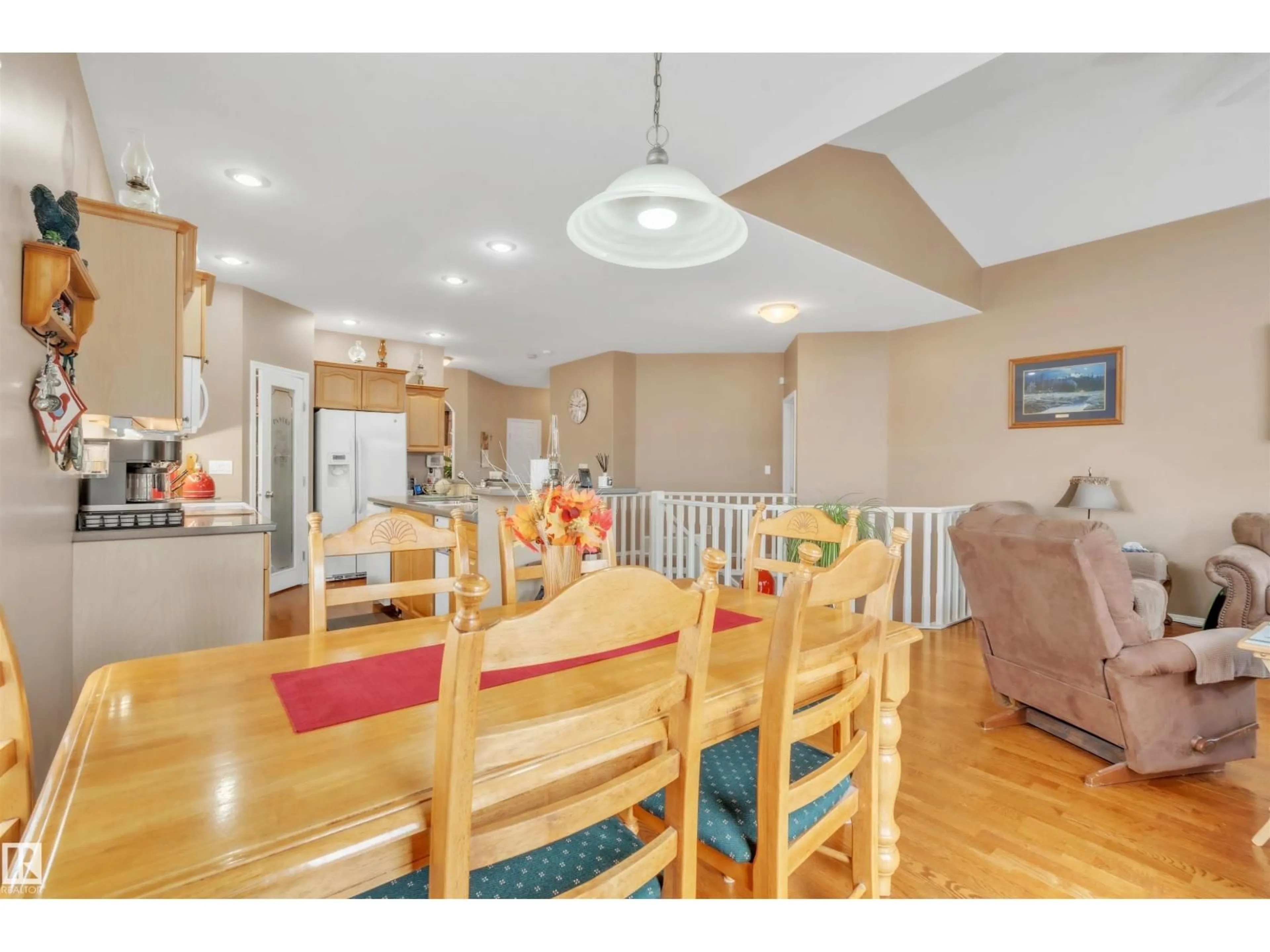 Dining room, wood/laminate floor for 3006 RED FOX DR, Cold Lake Alberta T9M1N9
