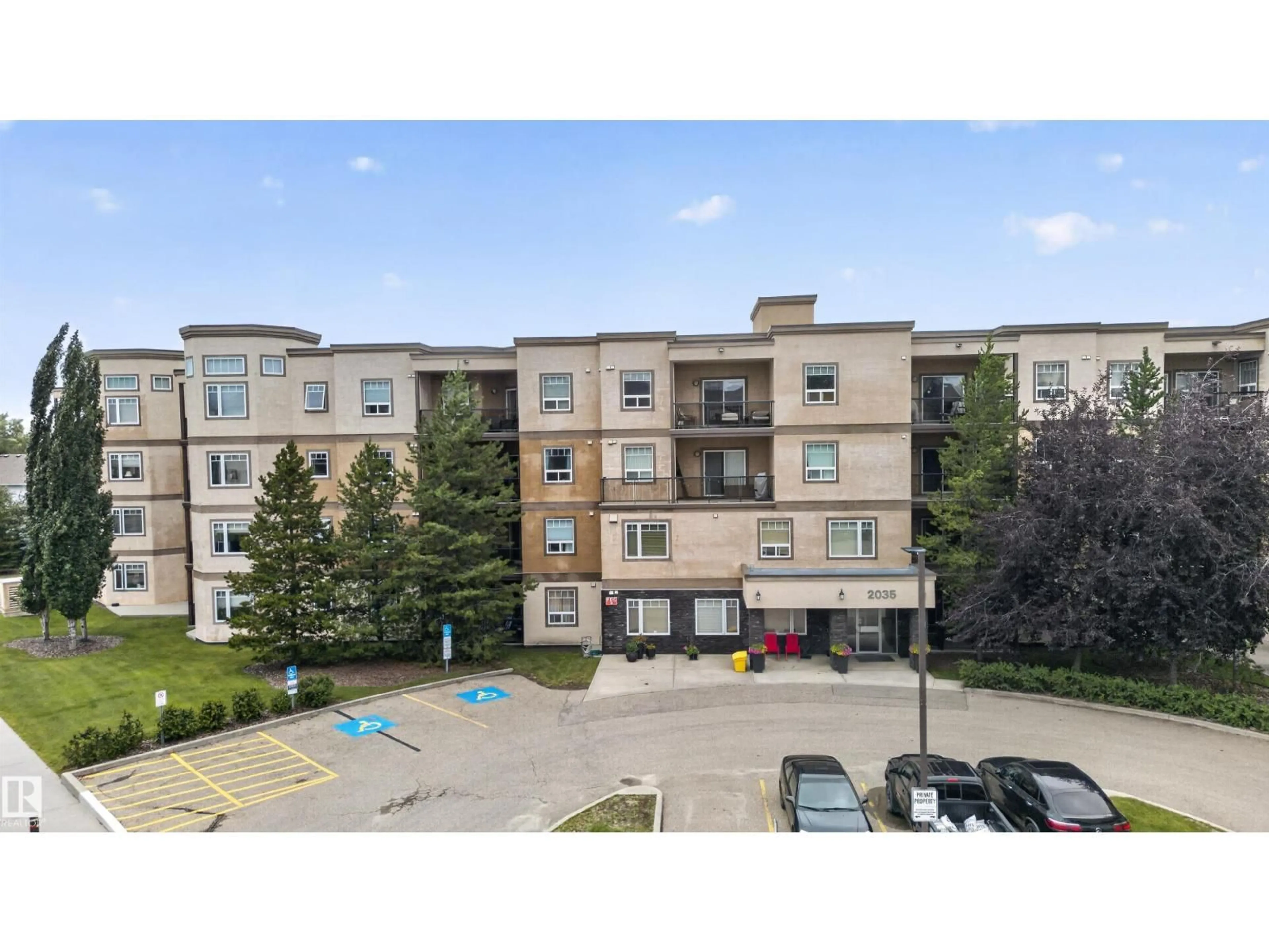A pic from outside/outdoor area/front of a property/back of a property/a pic from drone, unknown for #212 - 2035 GRANTHAM CT, Edmonton Alberta T5T3X4