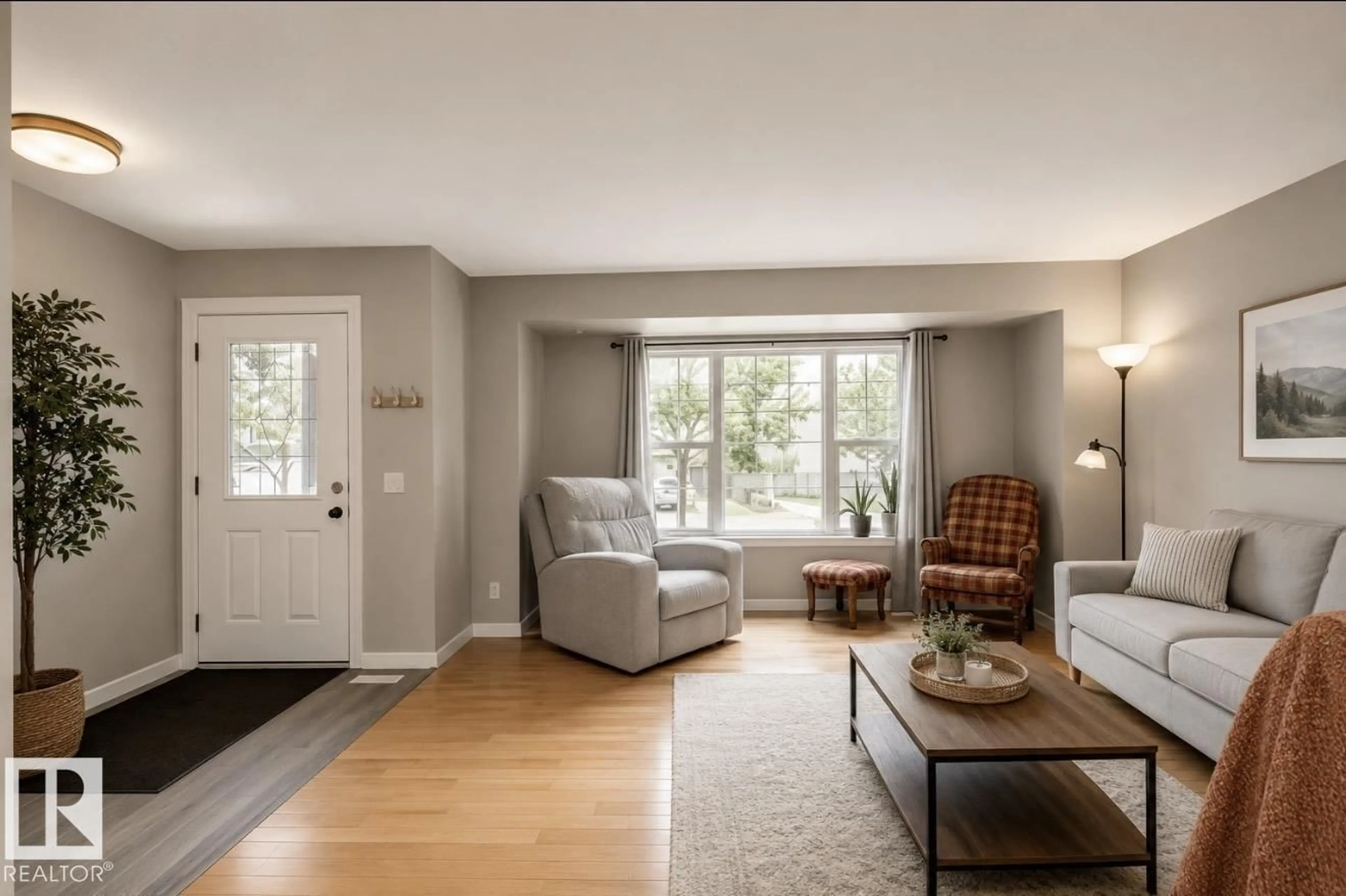 Living room with furniture, unknown for NW - 17908 89 ST, Edmonton Alberta T5Z0A6