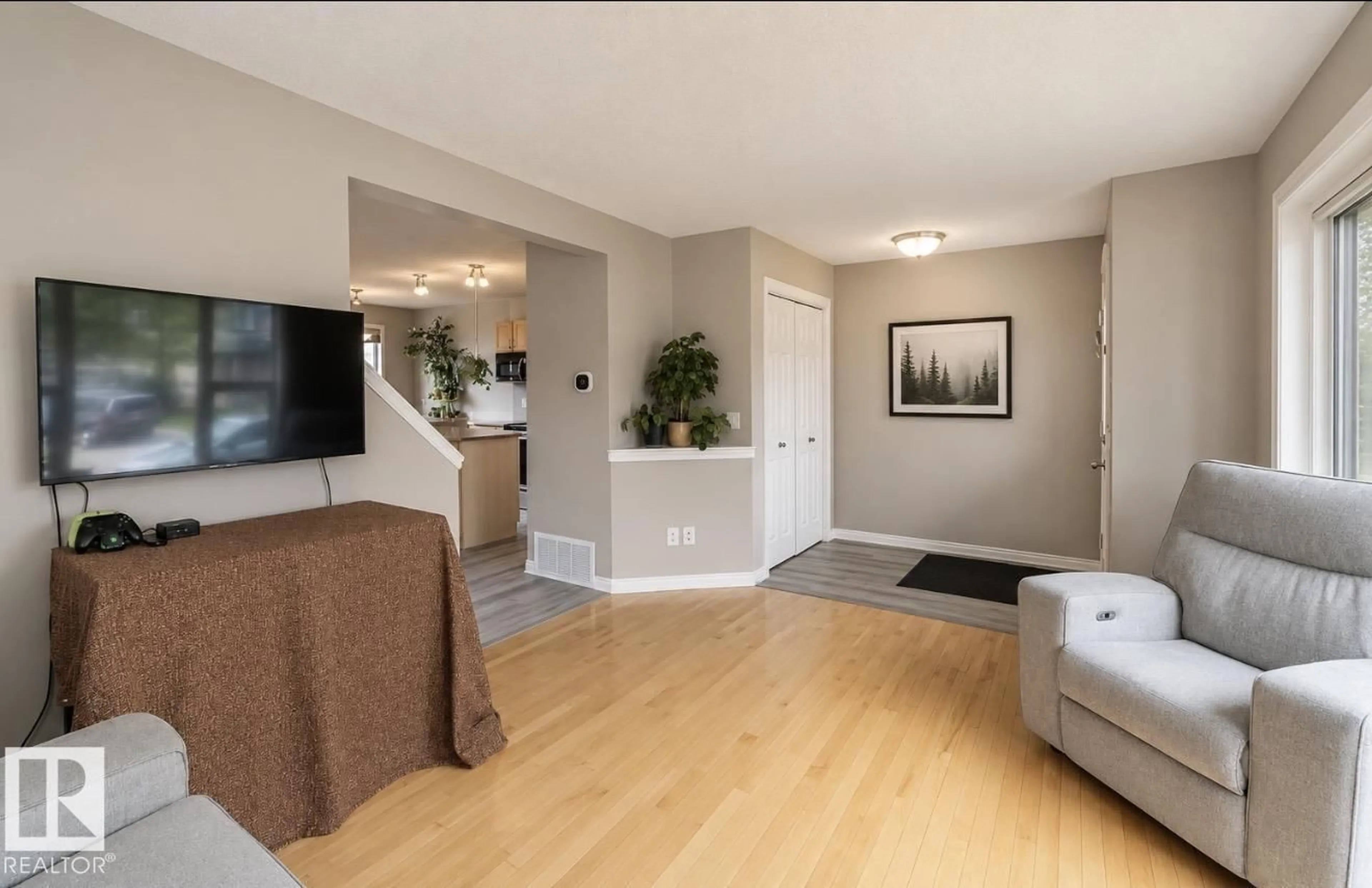 Living room with furniture, unknown for NW - 17908 89 ST, Edmonton Alberta T5Z0A6
