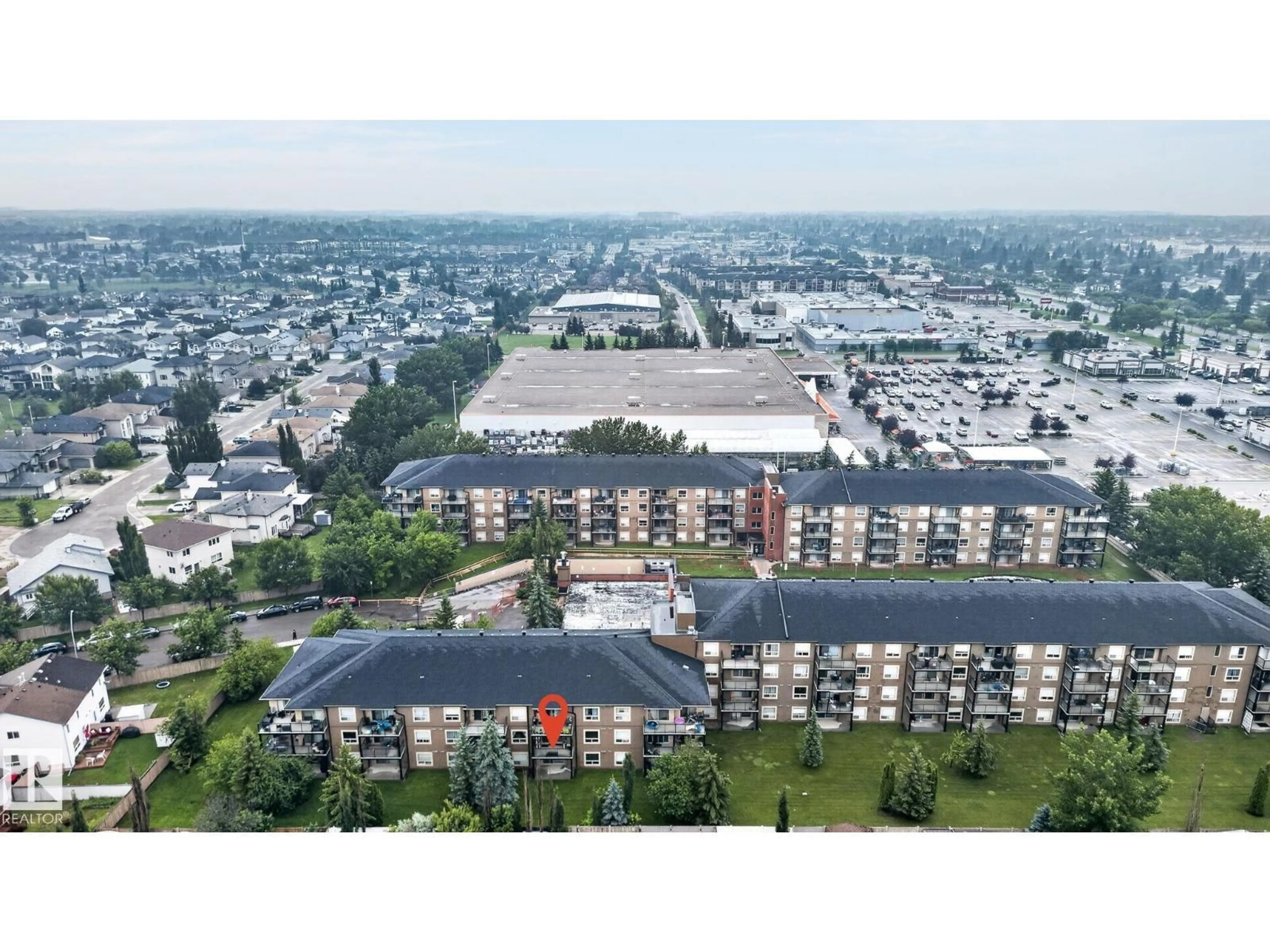 A pic from outside/outdoor area/front of a property/back of a property/a pic from drone, unknown for 217 - 13908 136 ST, Edmonton Alberta T6V1Y4