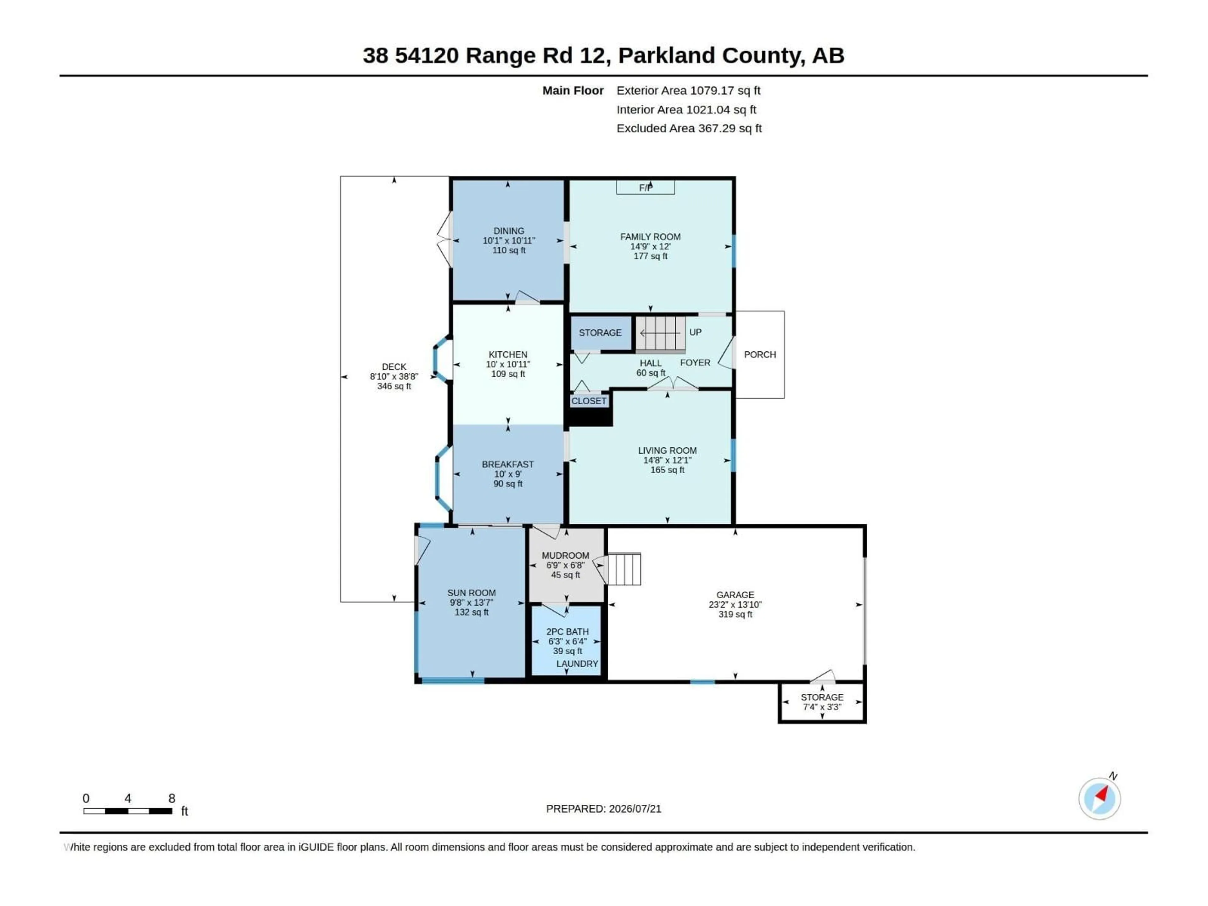 Floor plan for 38 54120 RGE ROAD 12, Rural Parkland County Alberta T7Y0A5
