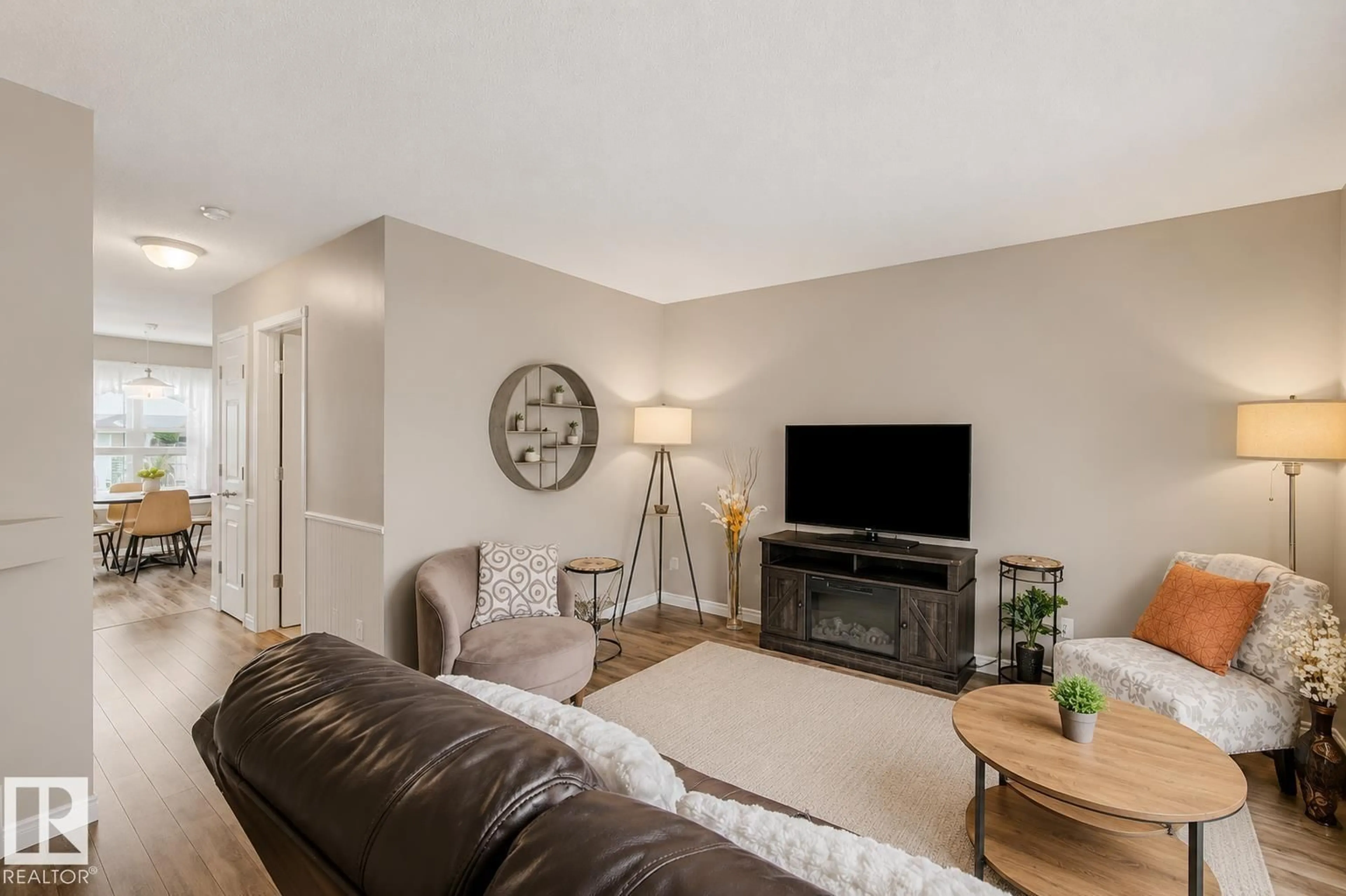 Living room with furniture, unknown for NW - 16114 43 ST, Edmonton Alberta T5Y0G5