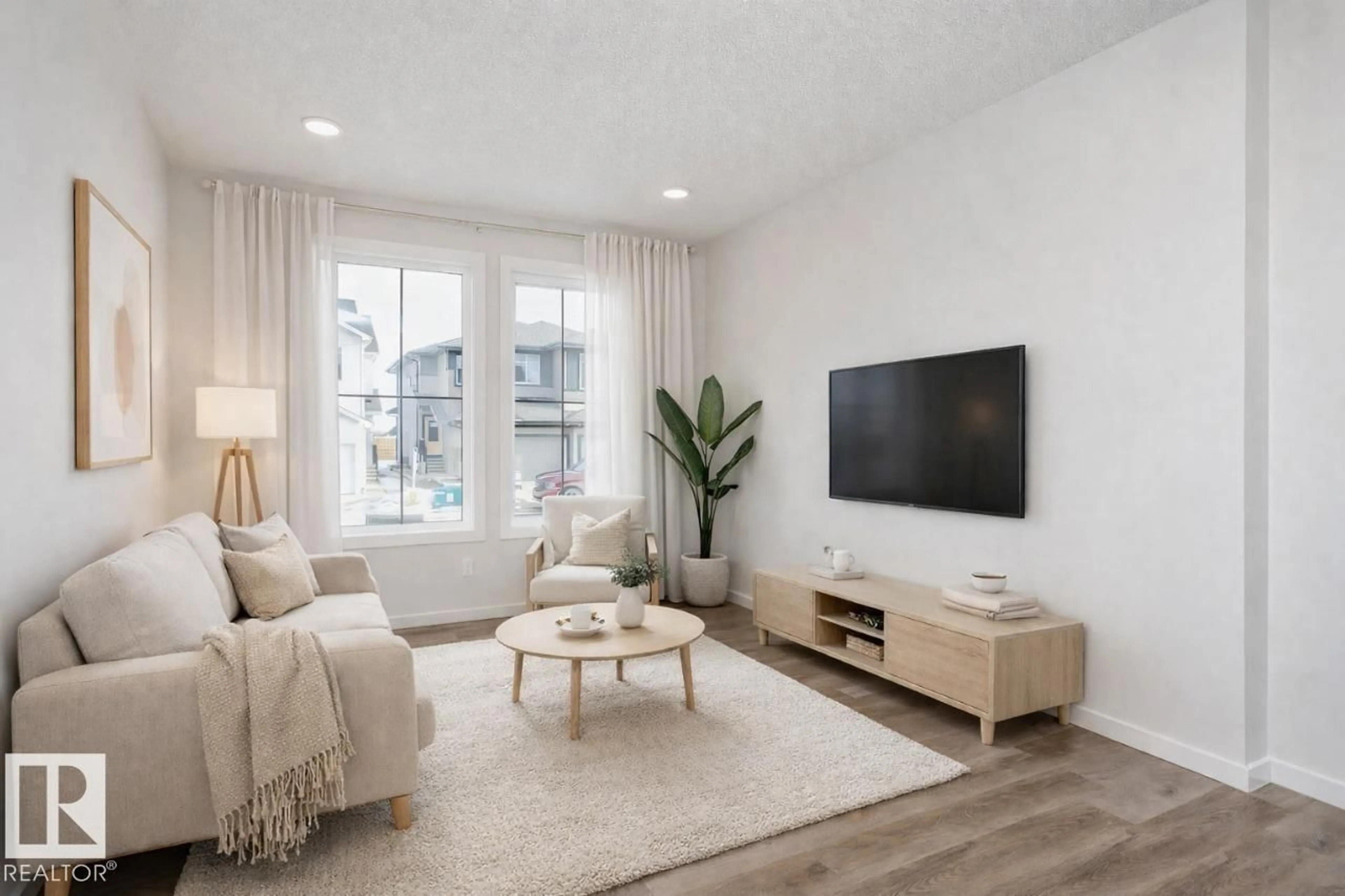 Living room with furniture, unknown for 410 26 ST, Edmonton Alberta T6X3J1