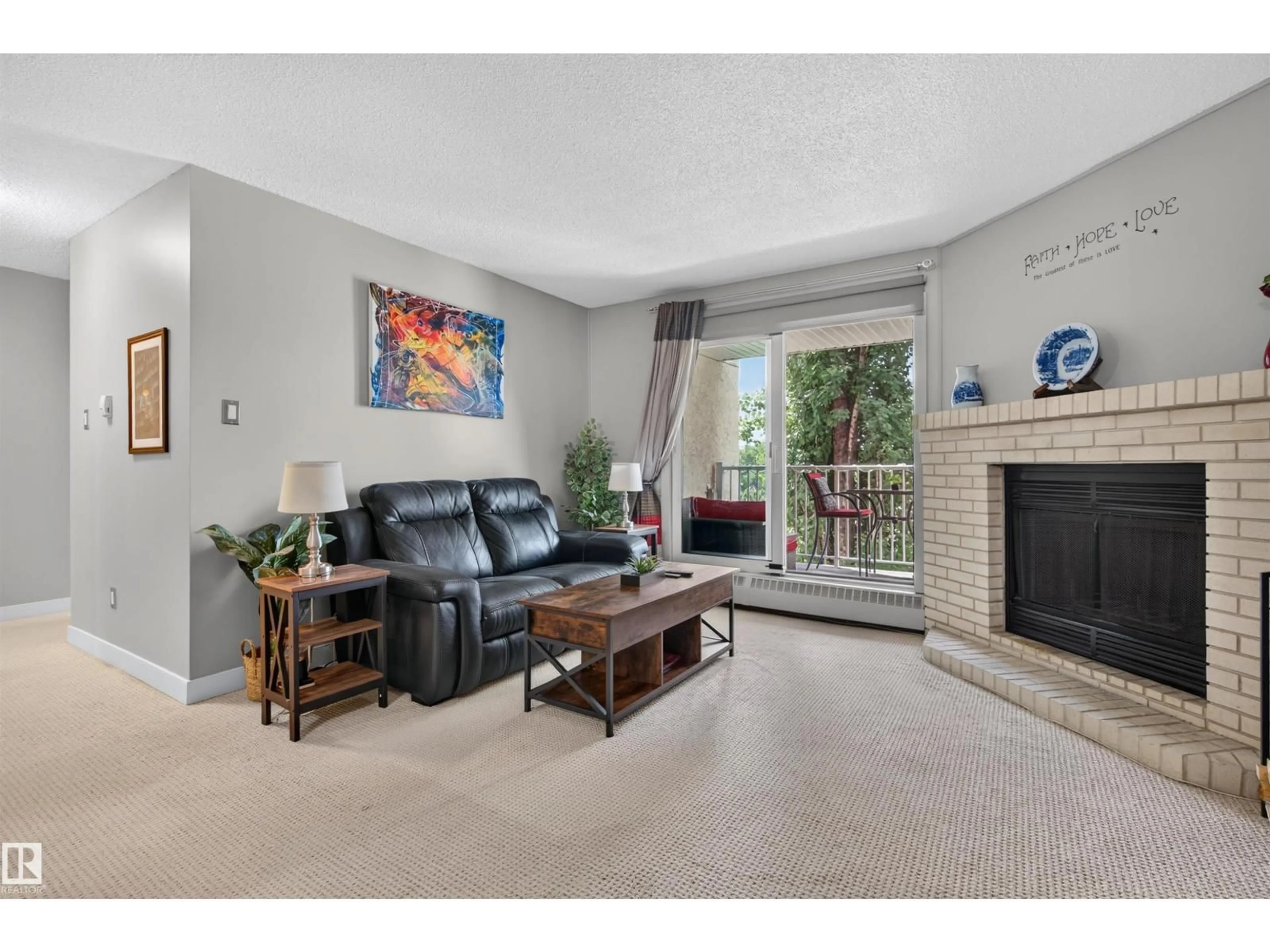 Living room with furniture, unknown for #302 - 11020 19 AV, Edmonton Alberta T6J6P5