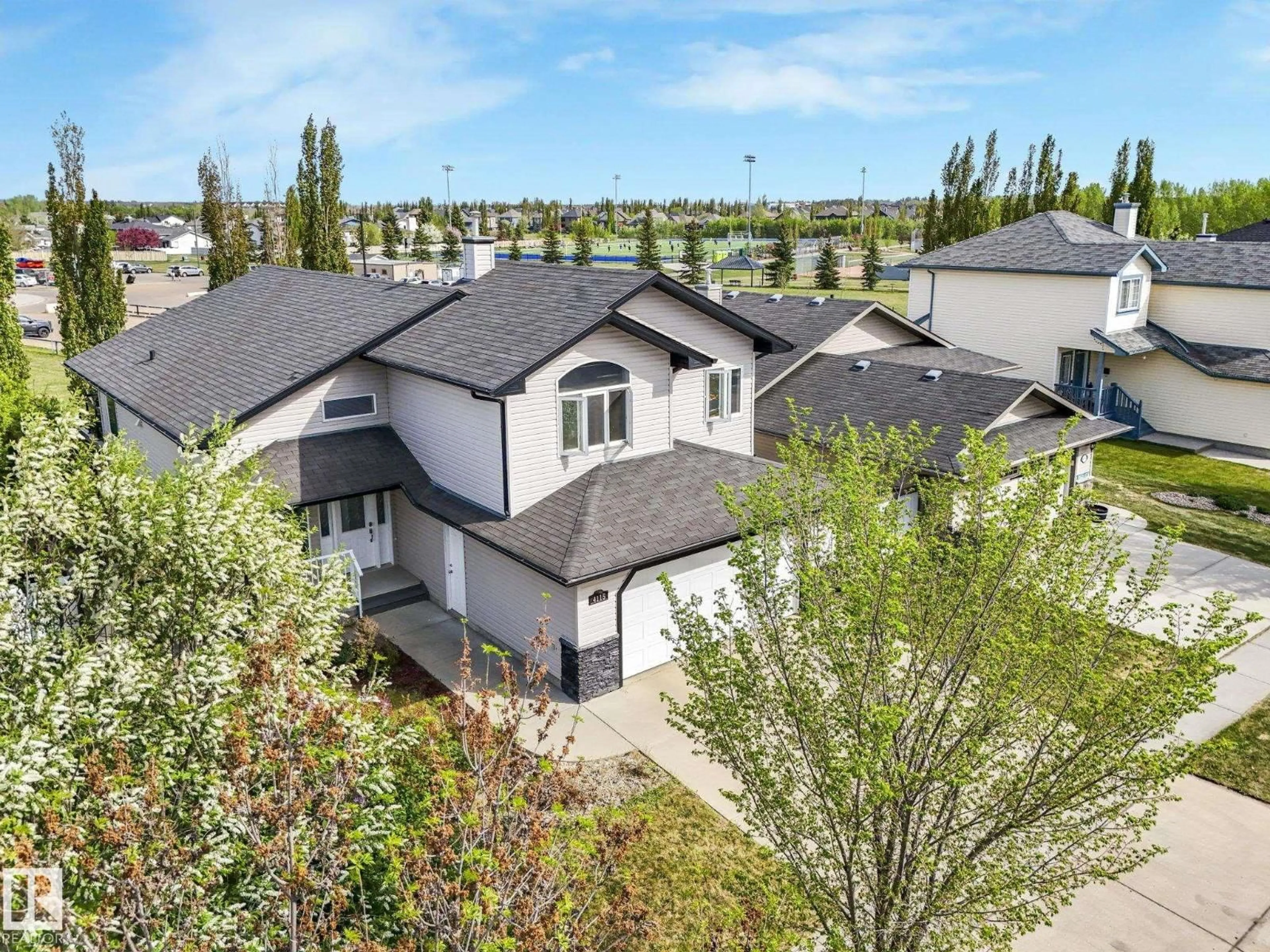 A pic from outside/outdoor area/front of a property/back of a property/a pic from drone, unknown for 4115 58 ST, Beaumont Alberta T4X1R7