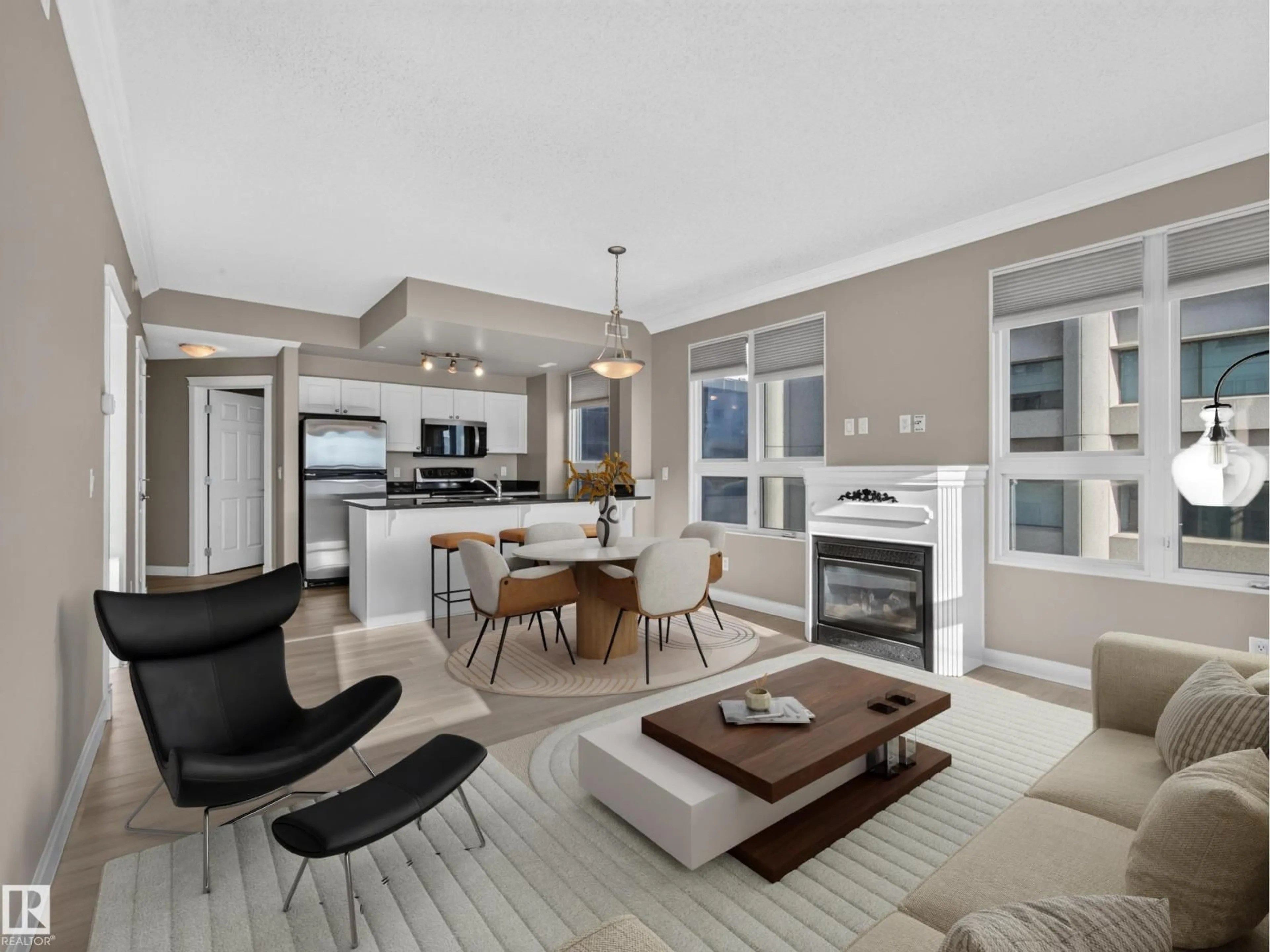 Open concept kitchen, unknown for 1208 109 ST, Edmonton Alberta T5K1H6