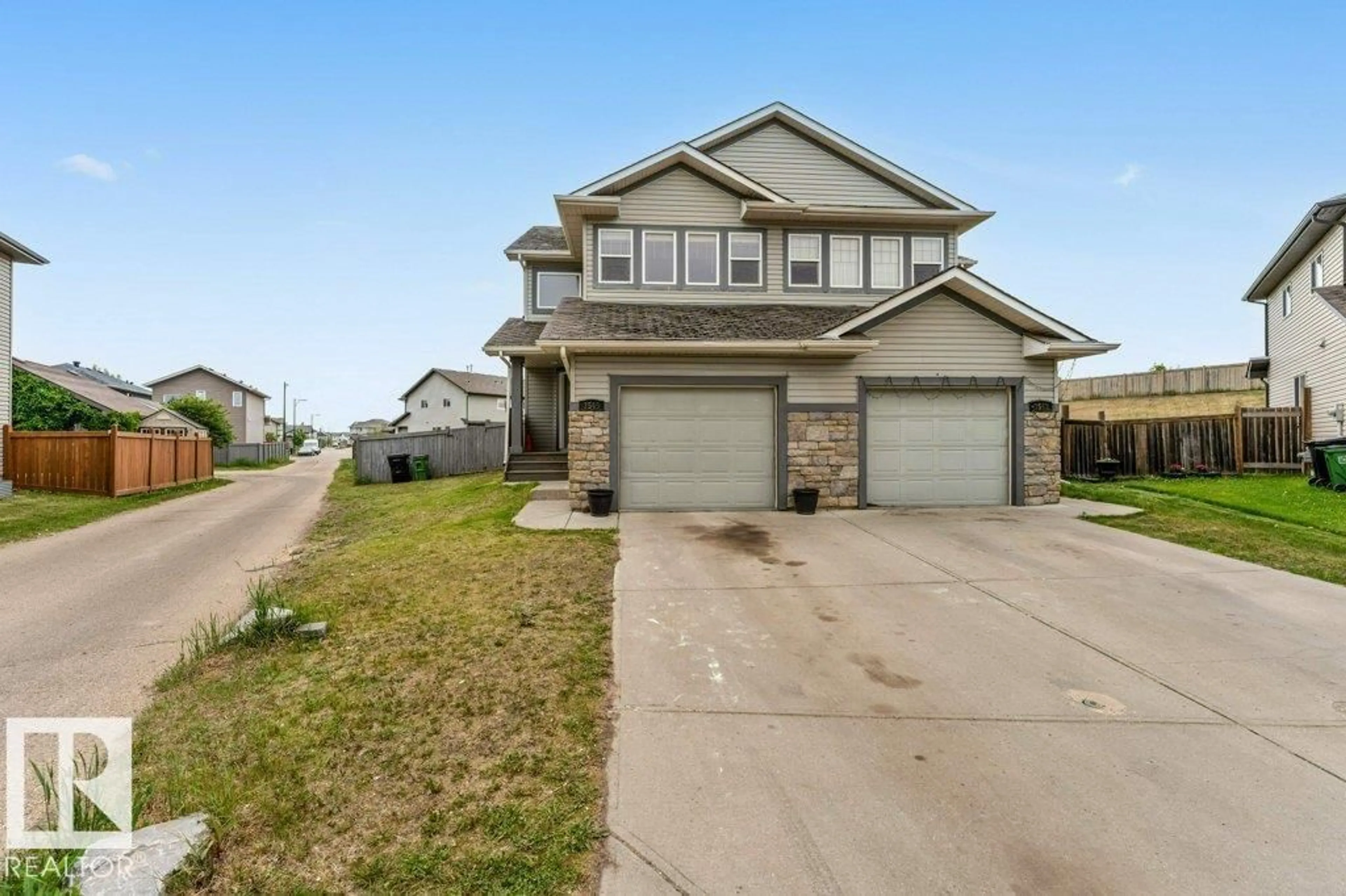 Home with vinyl exterior material, street for 3545 11 ST, Edmonton Alberta T6T0J7