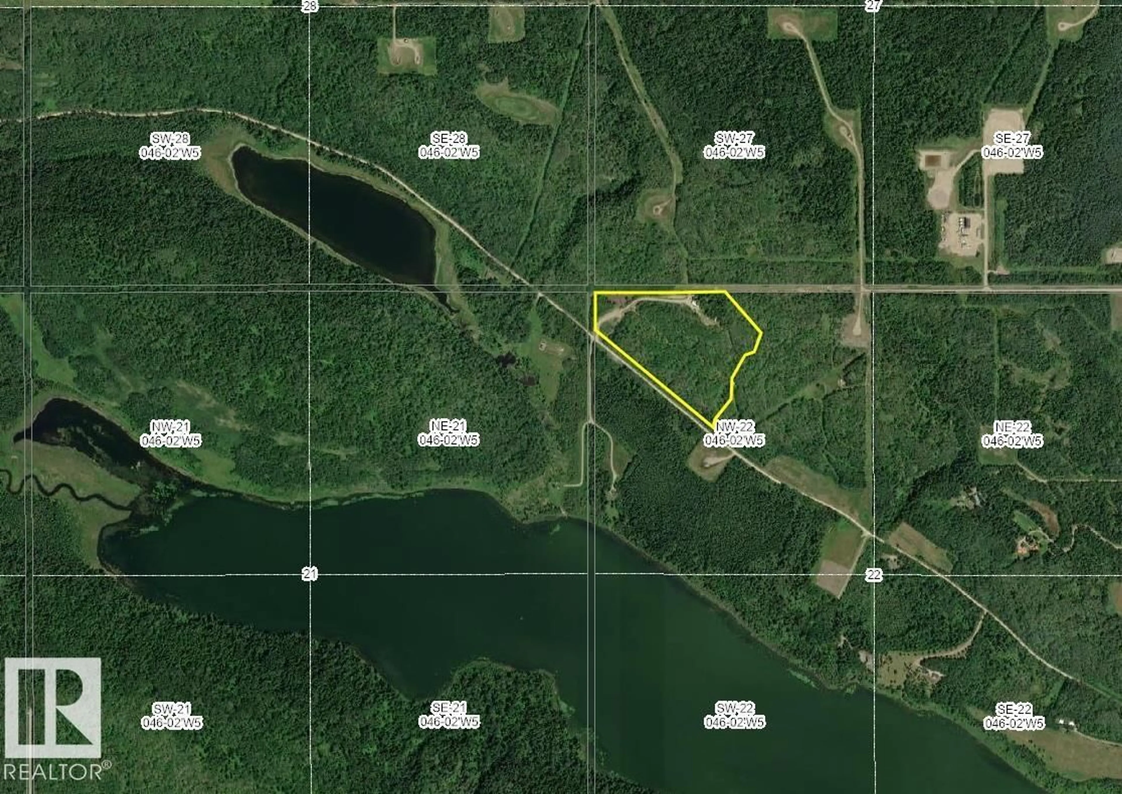 Picture of a map for 22080 TWP ROAD 463 A, Rural Wetaskiwin County Alberta T0C2V0