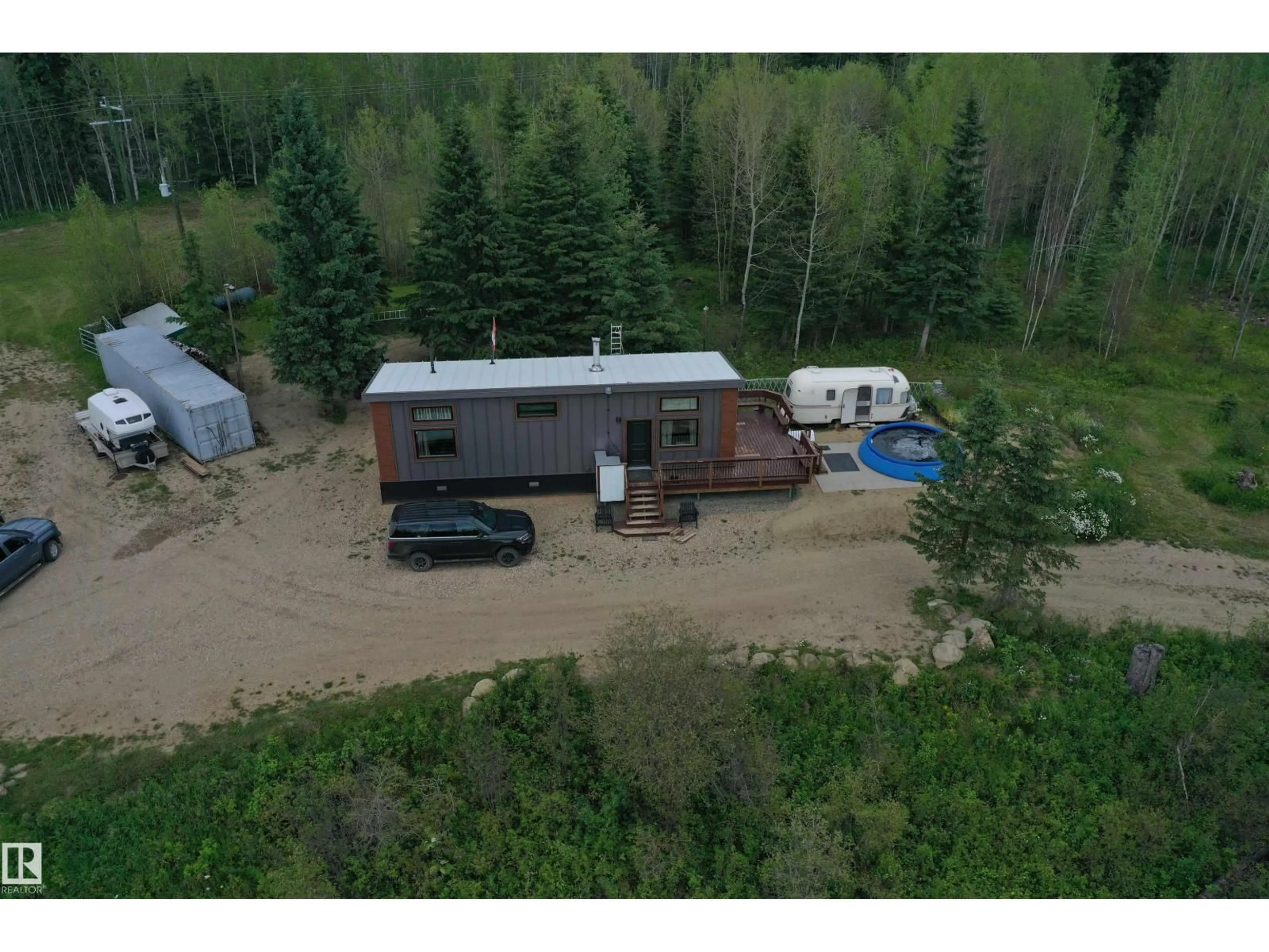 A pic from outside/outdoor area/front of a property/back of a property/a pic from drone, unknown for 22080 TWP ROAD 463 A, Rural Wetaskiwin County Alberta T0C2V0