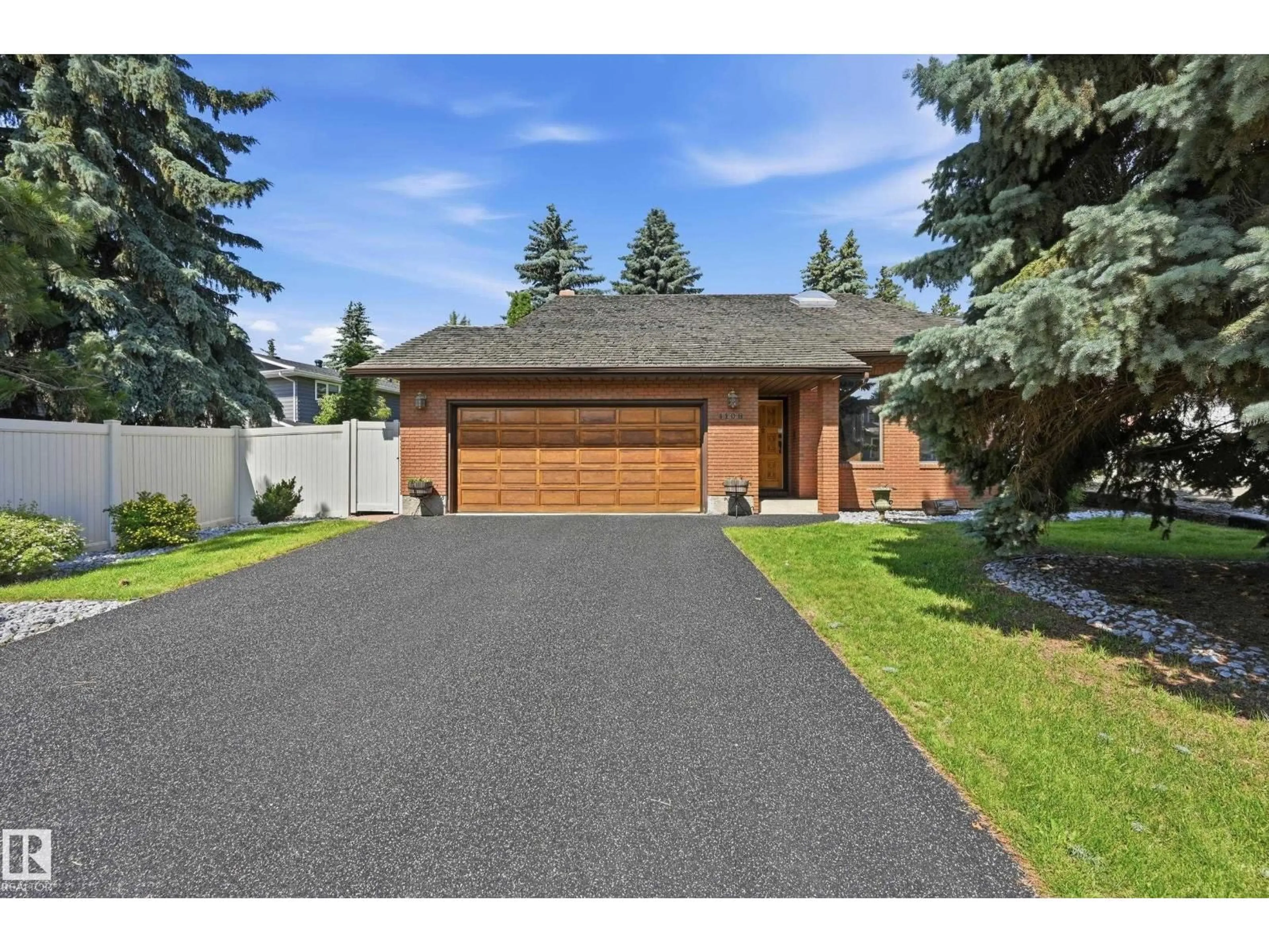 Home with brick exterior material, street for 4108 RAMSAY RD, Edmonton Alberta T6H5R2