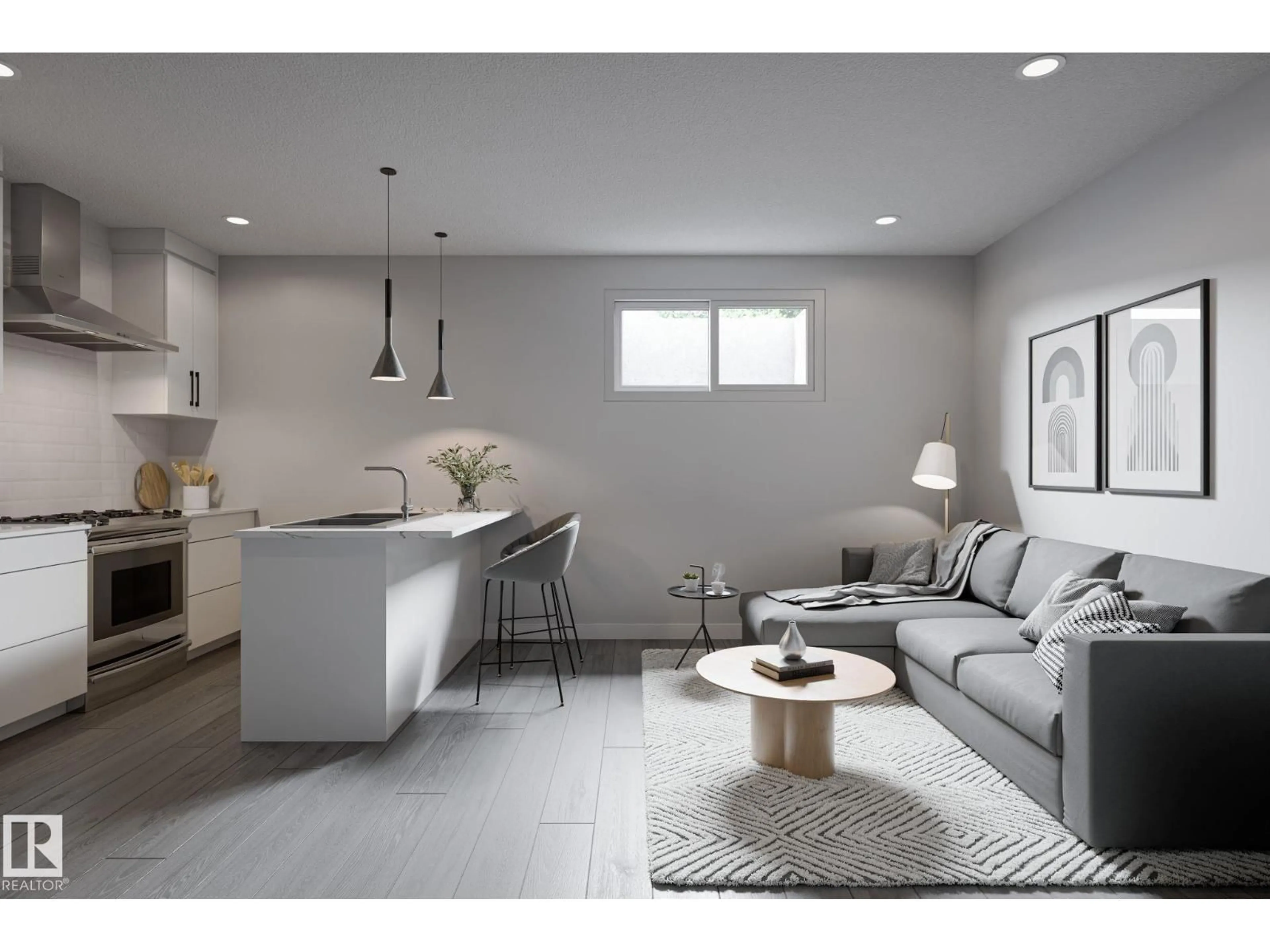 Open concept kitchen, unknown for NW - 11516 94 ST, Edmonton Alberta T6G1H7