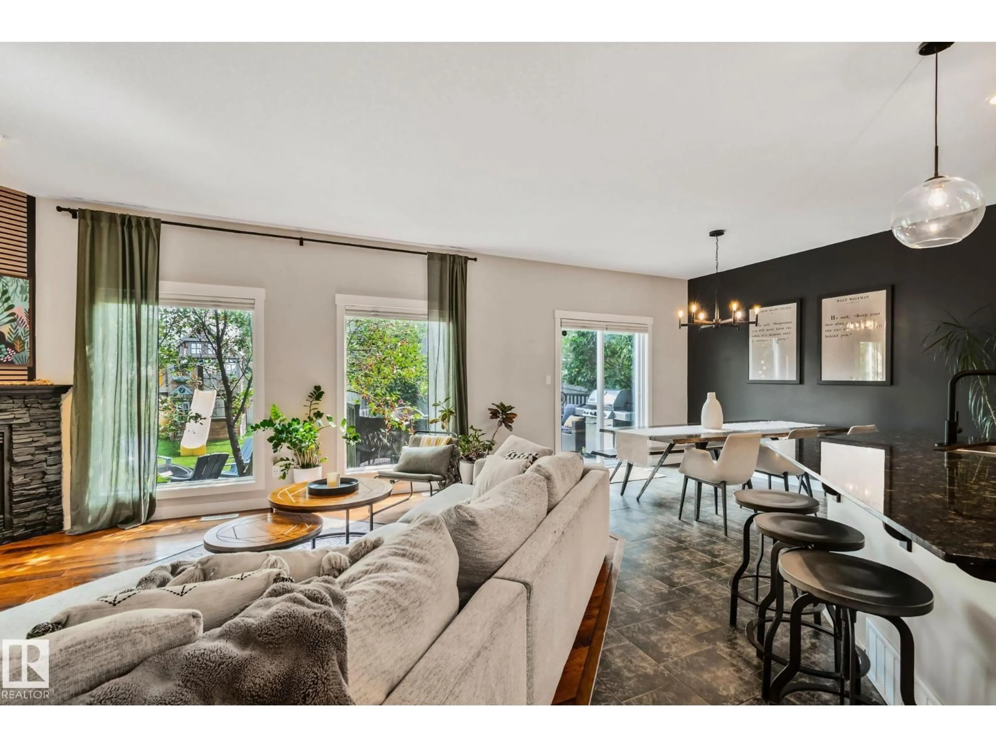 Living room with furniture, unknown for SW - 1615 WATES CL, Edmonton Alberta T6W0X5