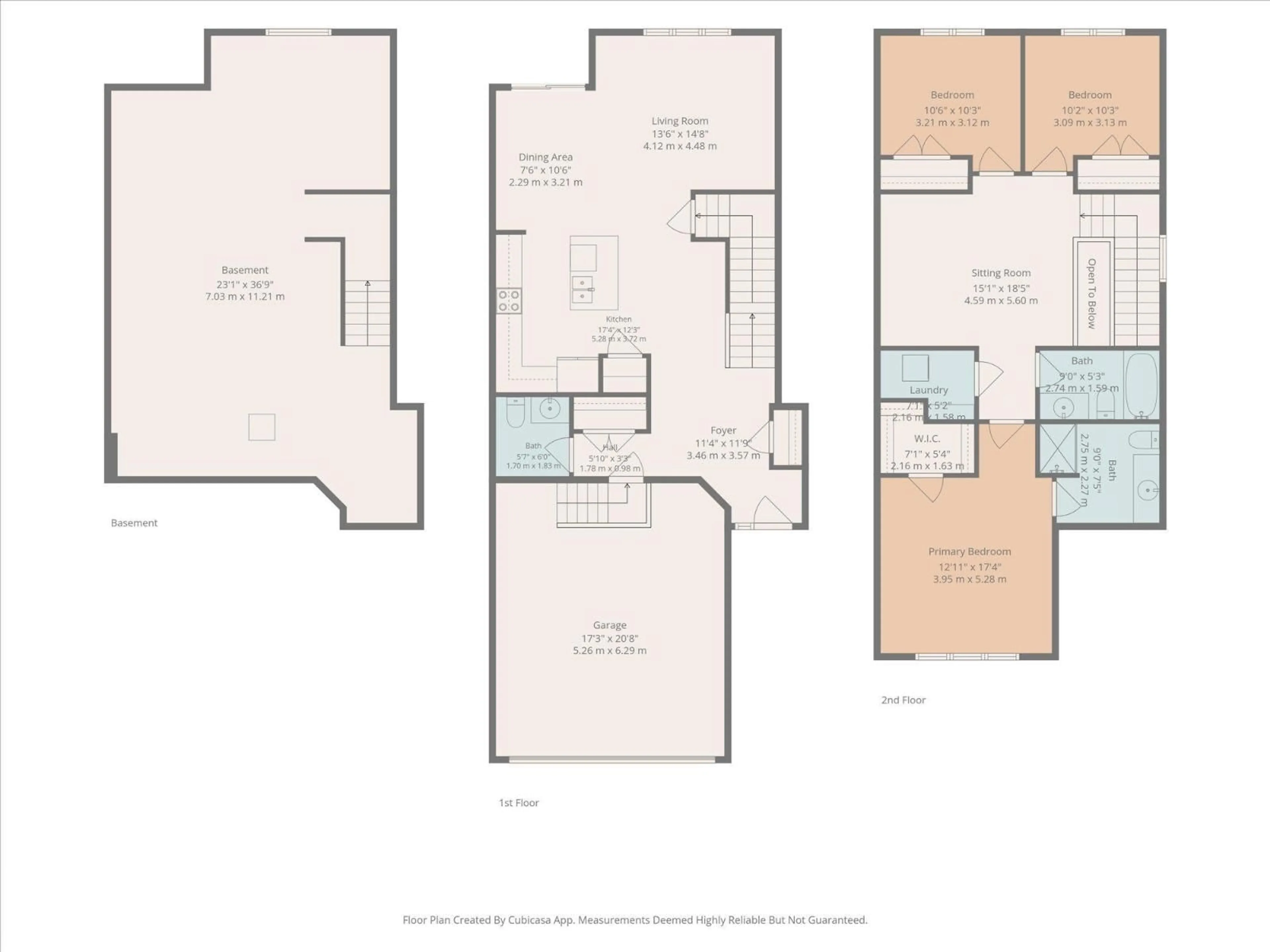 Floor plan for 72 SPRUCE GARDENS CR, Spruce Grove Alberta T7X0J9