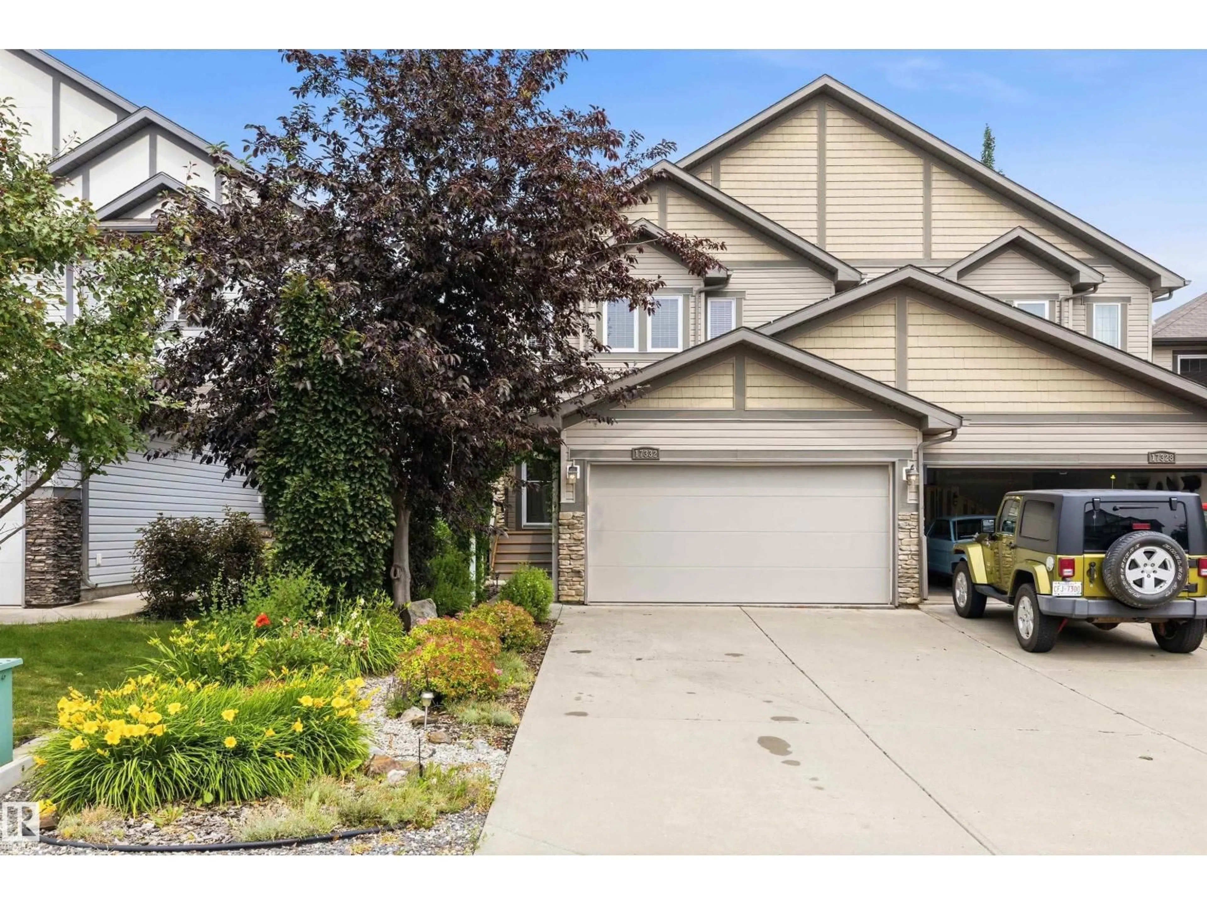 Home with vinyl exterior material, street for SW - 17332 6 AV, Edmonton Alberta T6W2A7