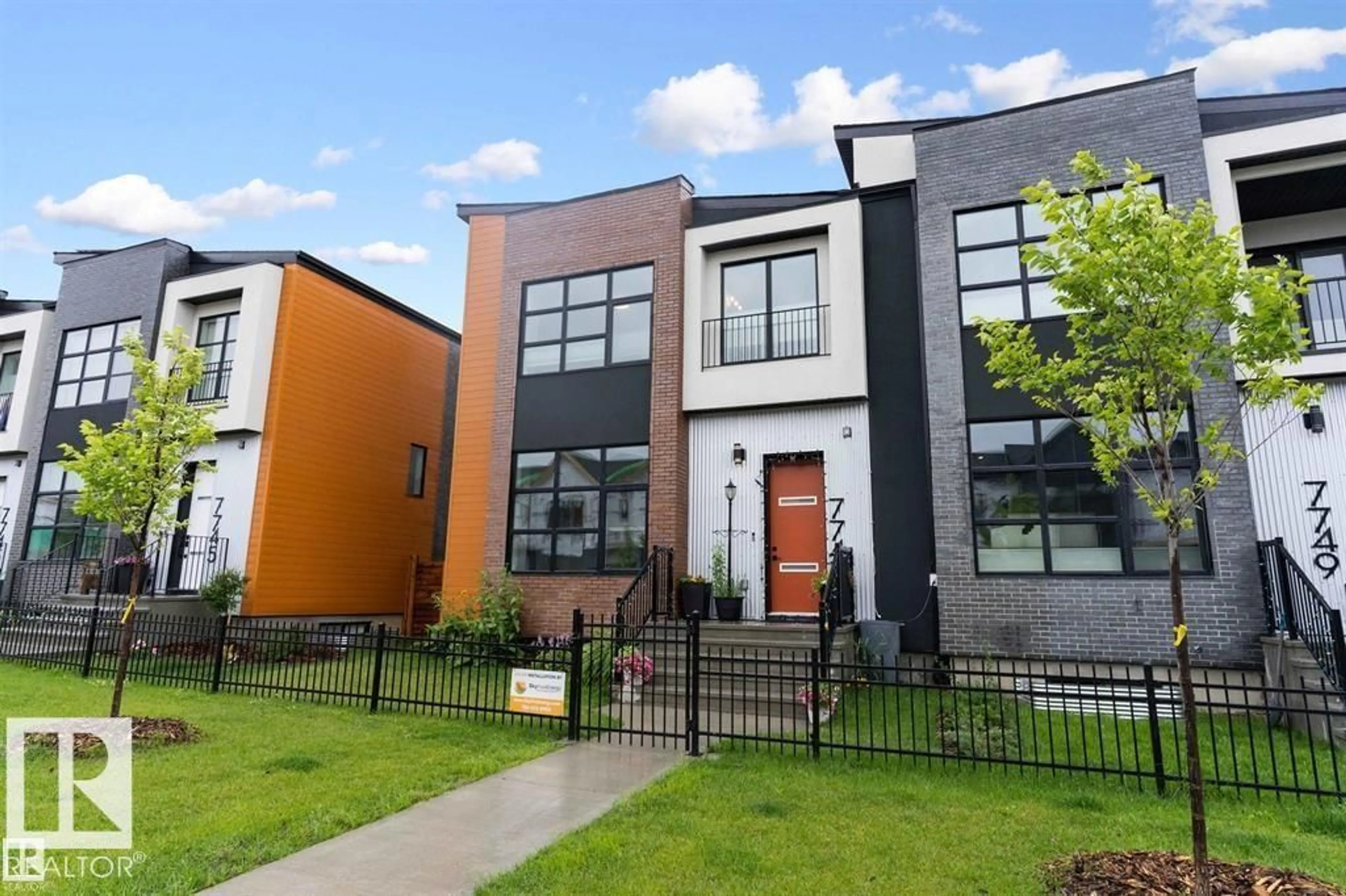 Home with brick exterior material, street for 7747 YORKE ME, Edmonton Alberta T5G2R6