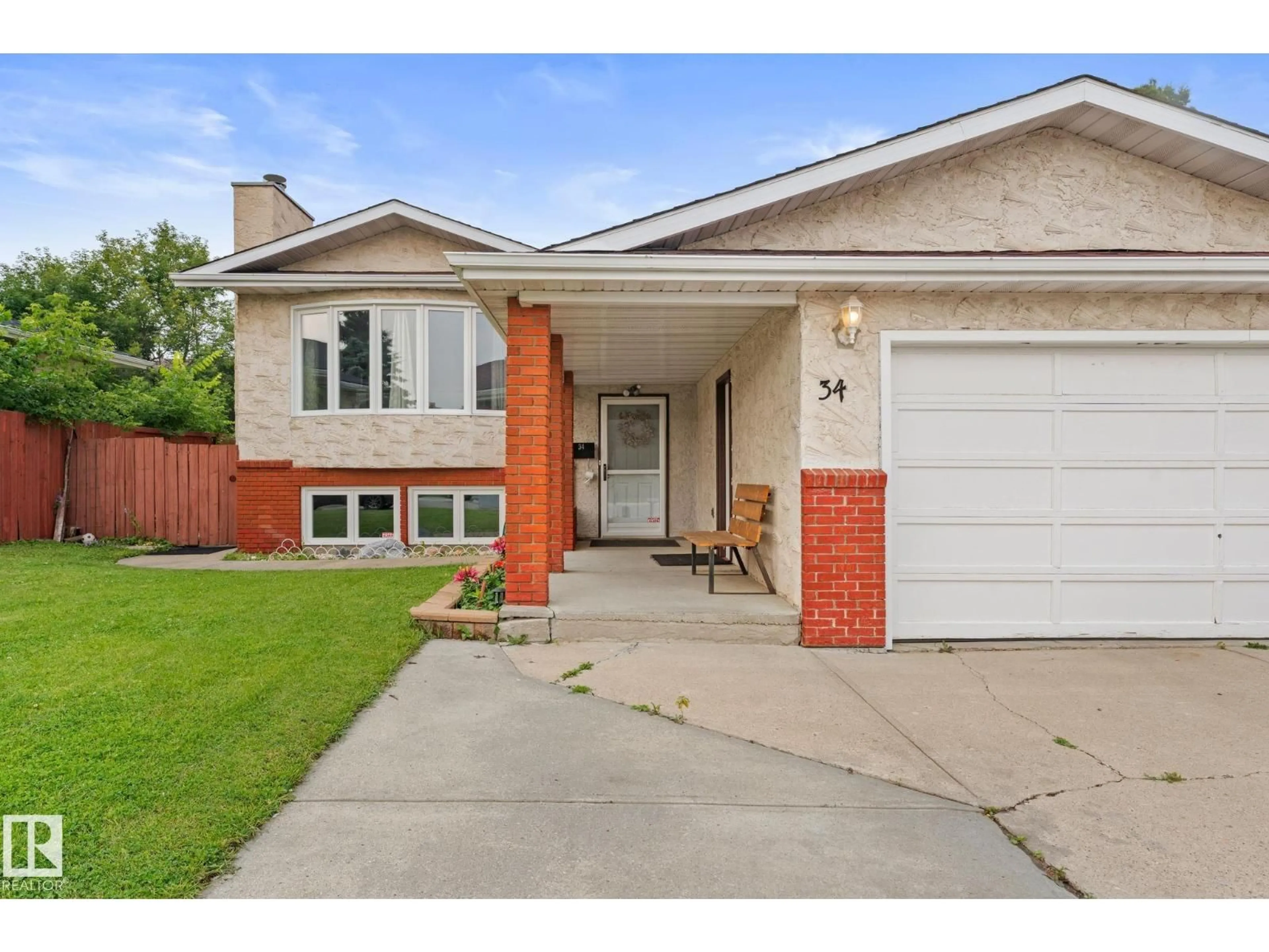 Home with brick exterior material, street for 34 STIRLING RD, Edmonton Alberta T5X4C3
