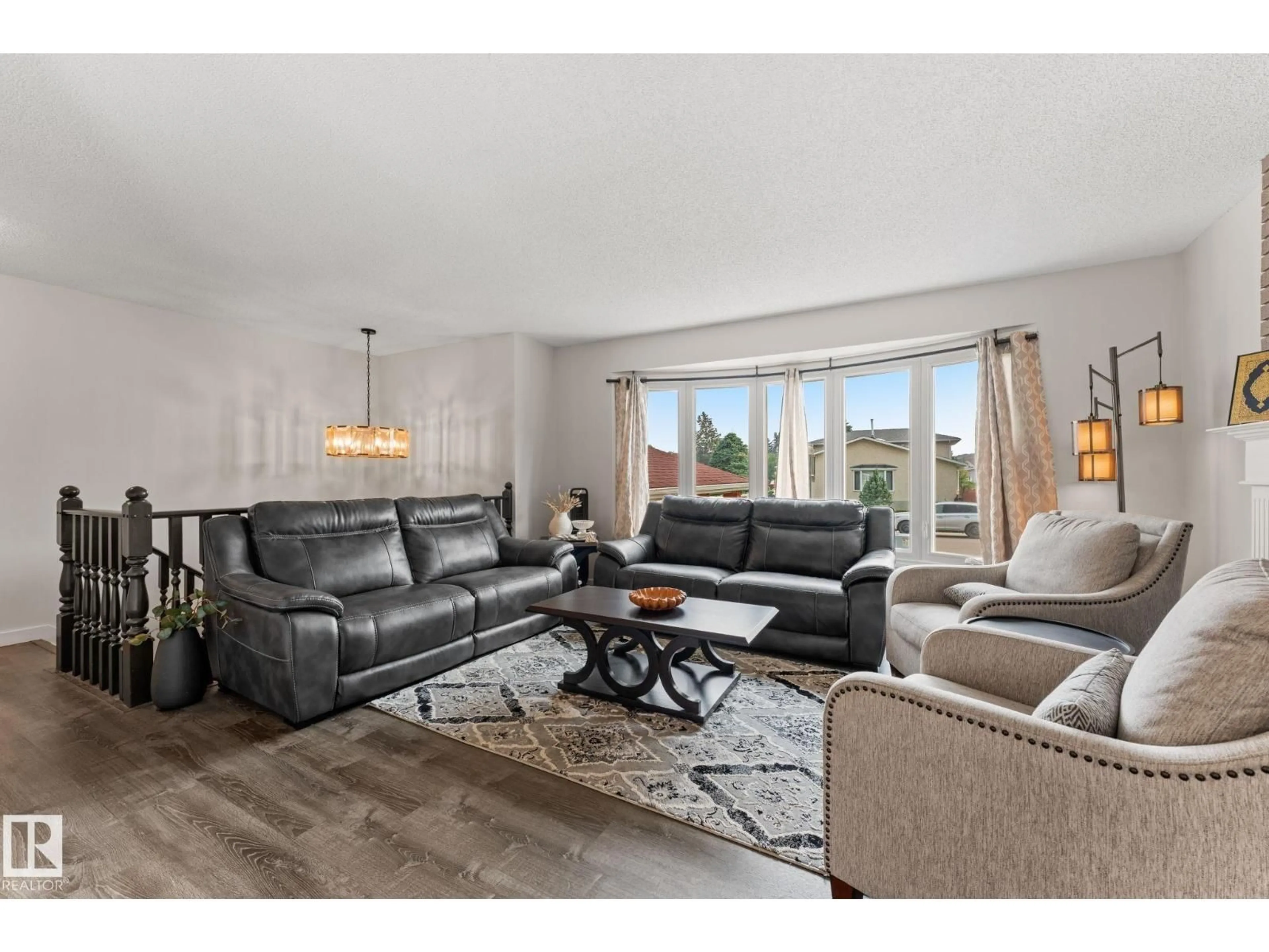 Living room with furniture, unknown for 34 STIRLING RD, Edmonton Alberta T5X4C3