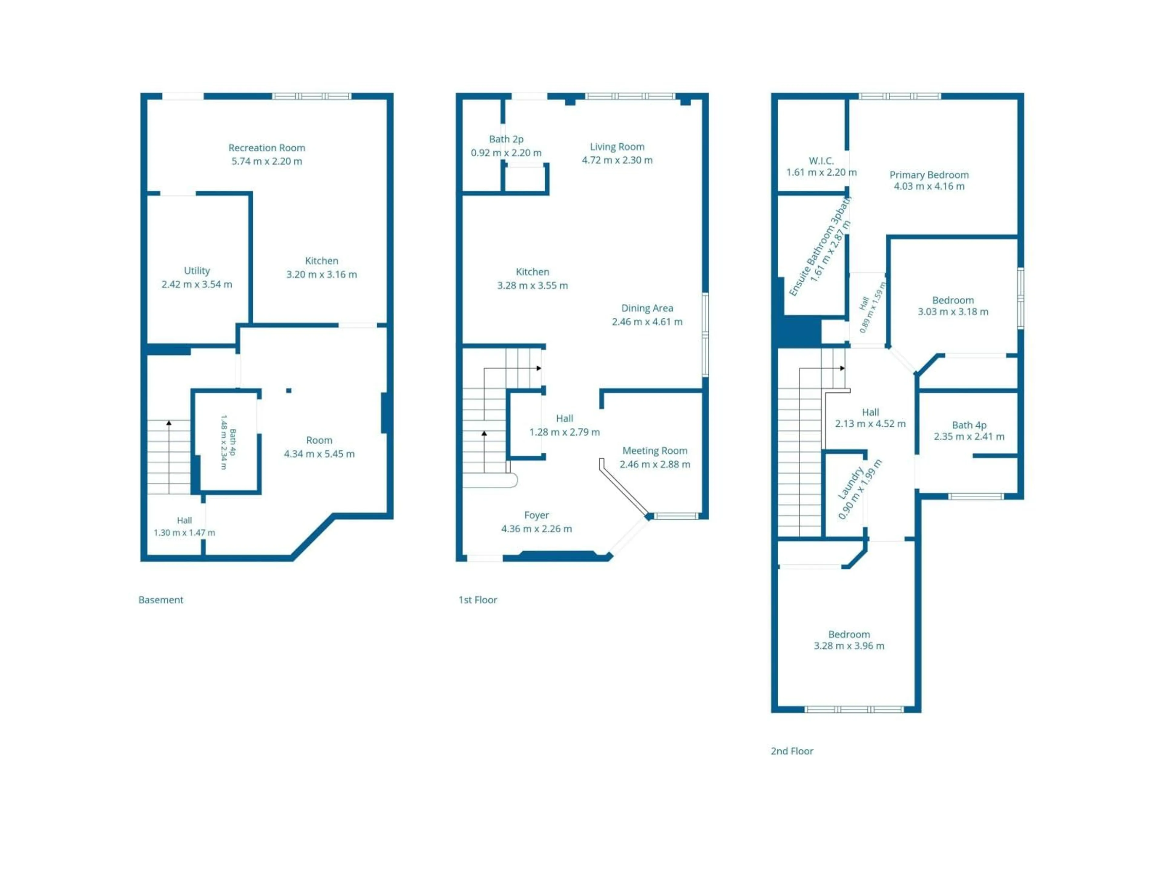 Floor plan for 1708 65 ST, Edmonton Alberta T6X0M9