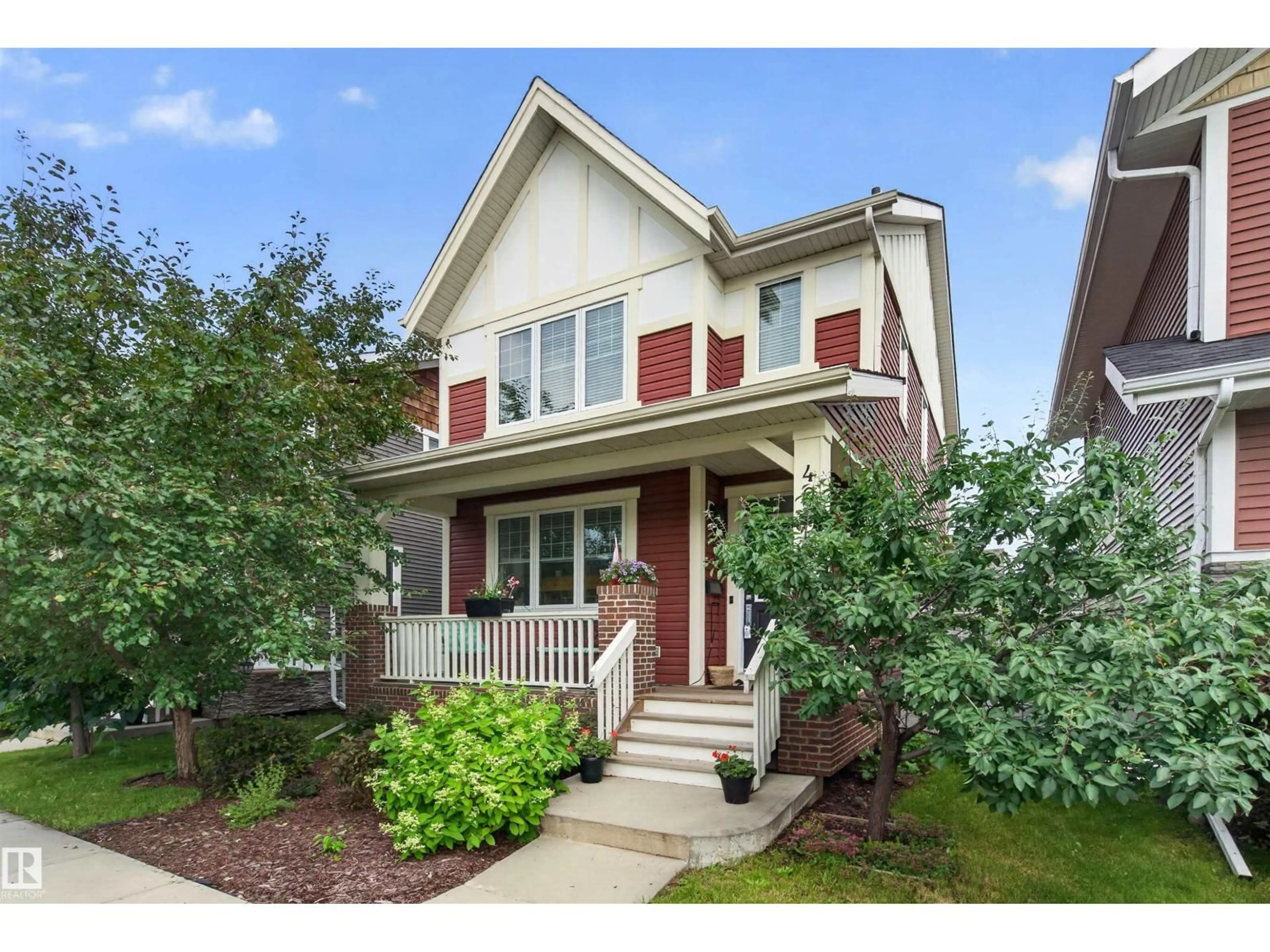 Home with vinyl exterior material, street for 4065 MORRISON WY, Edmonton Alberta T5E6S3