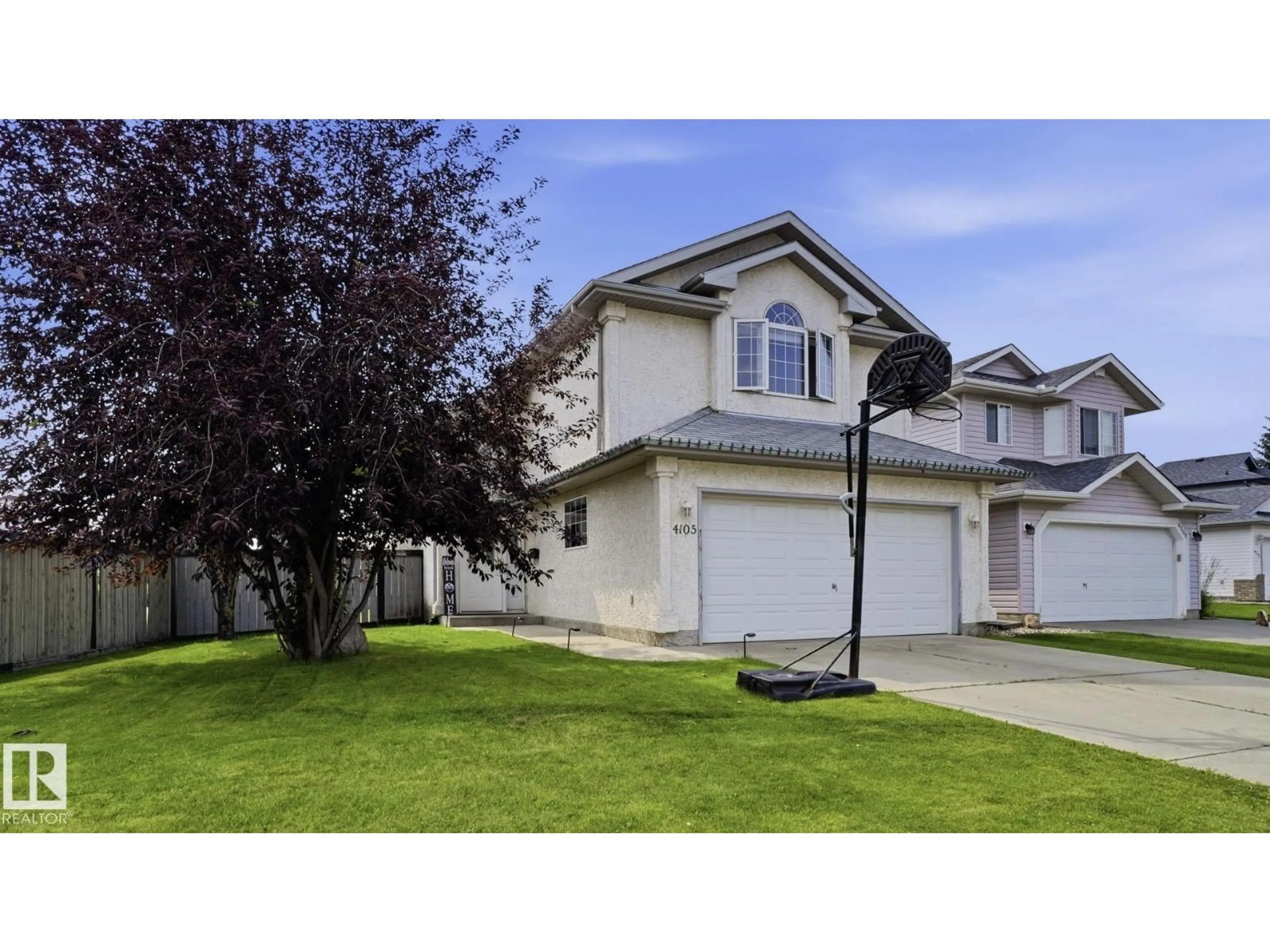Home with vinyl exterior material, street for 4105 36A AV, Edmonton Alberta T6L7B1