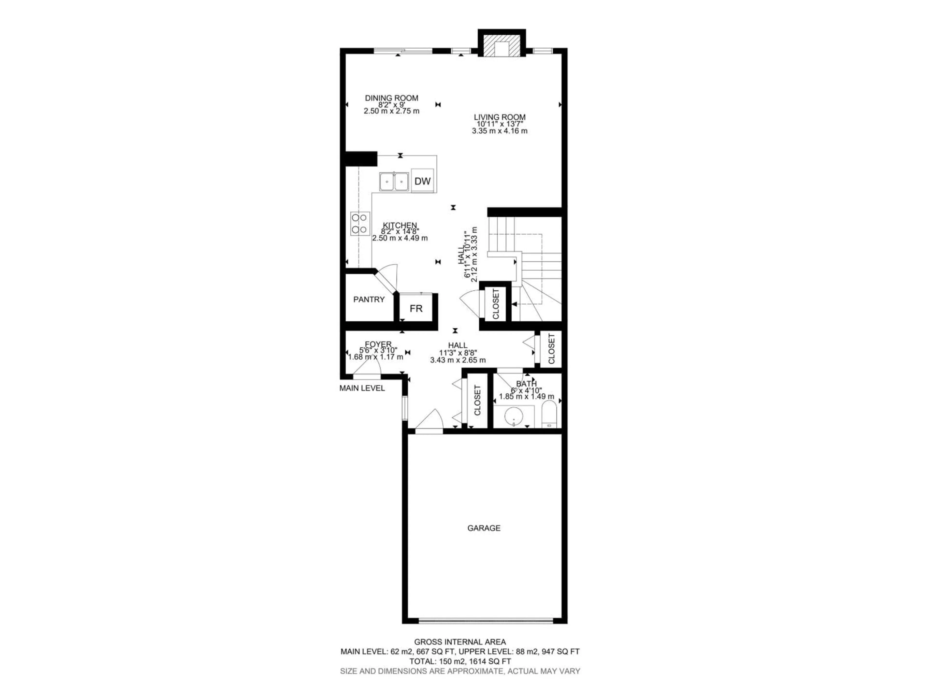 Floor plan for NW - 17304 73 ST, Edmonton Alberta T5Z0L3