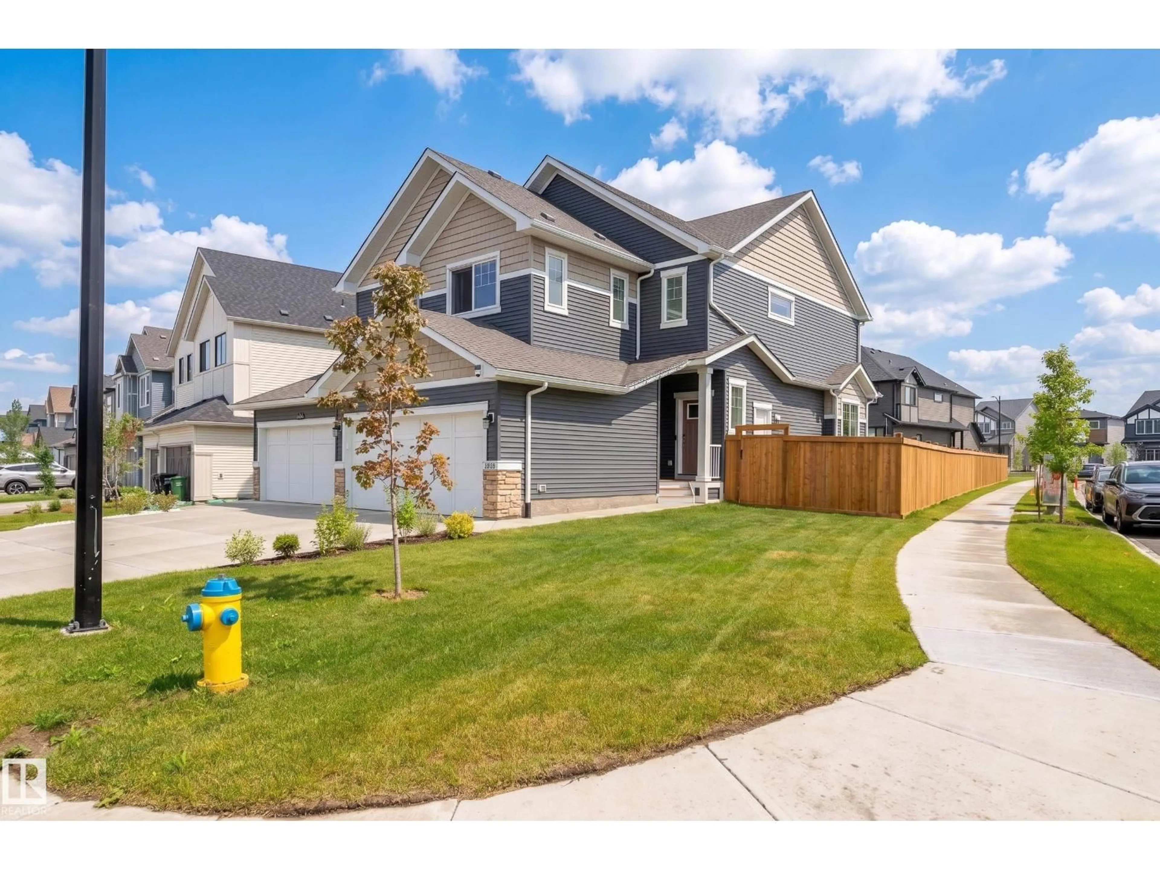 Home with vinyl exterior material, street for SW - 4804 CAWSEY TC, Edmonton Alberta T6W5M7