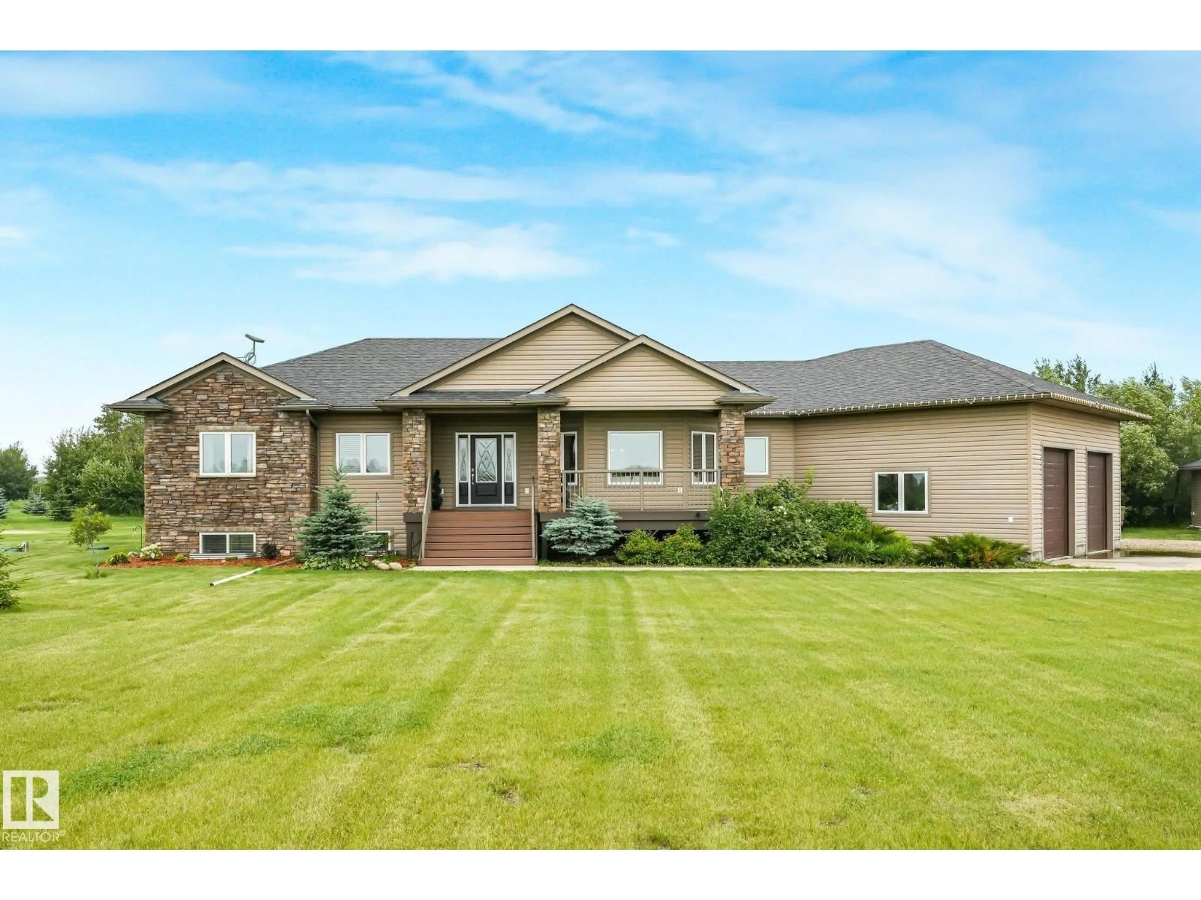 Home with brick exterior material, unknown for 524 - 14224 T, Rural Minburn County Alberta T9C0A4