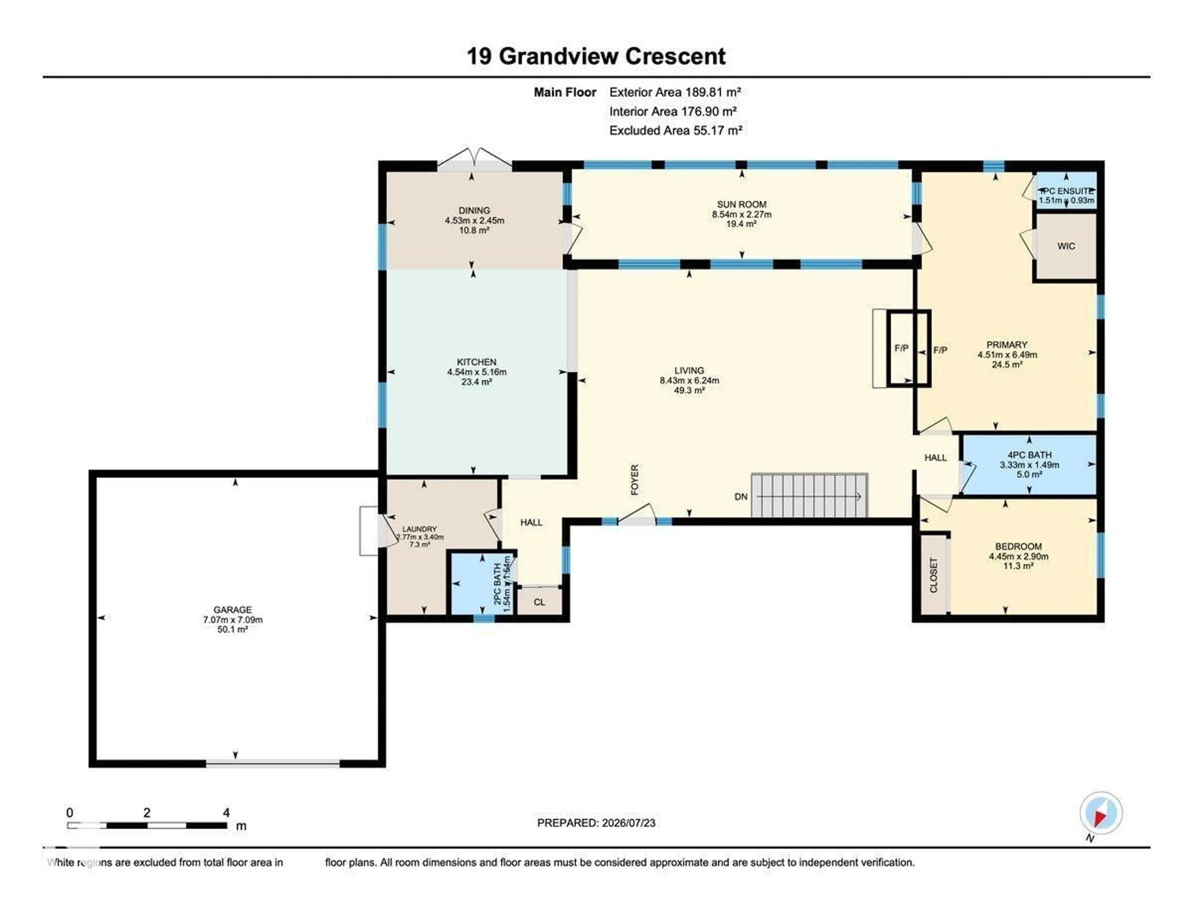 Floor plan for 24119 - 19 TWP ROAD 554, Rural Sturgeon County Alberta T8T1X7