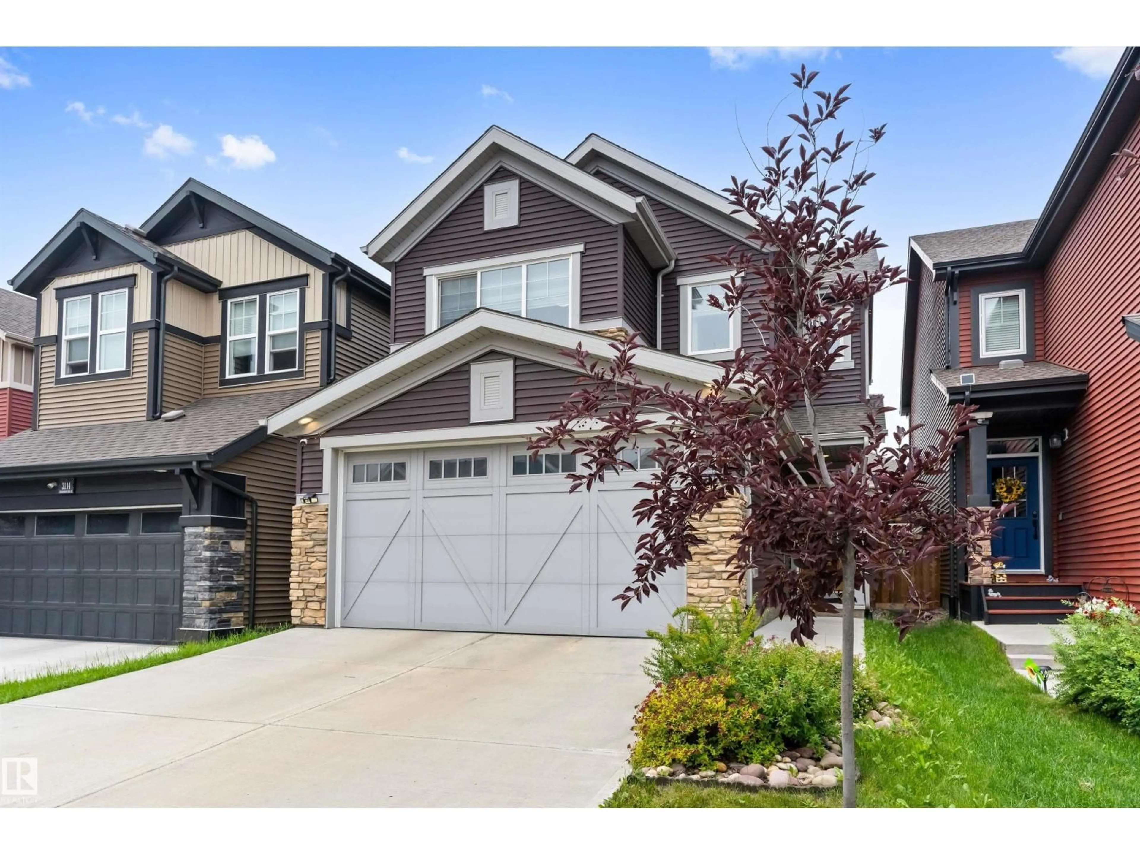 Home with vinyl exterior material, street for SW - 3116 CHOKECHERRY BN, Edmonton Alberta T6X2M2