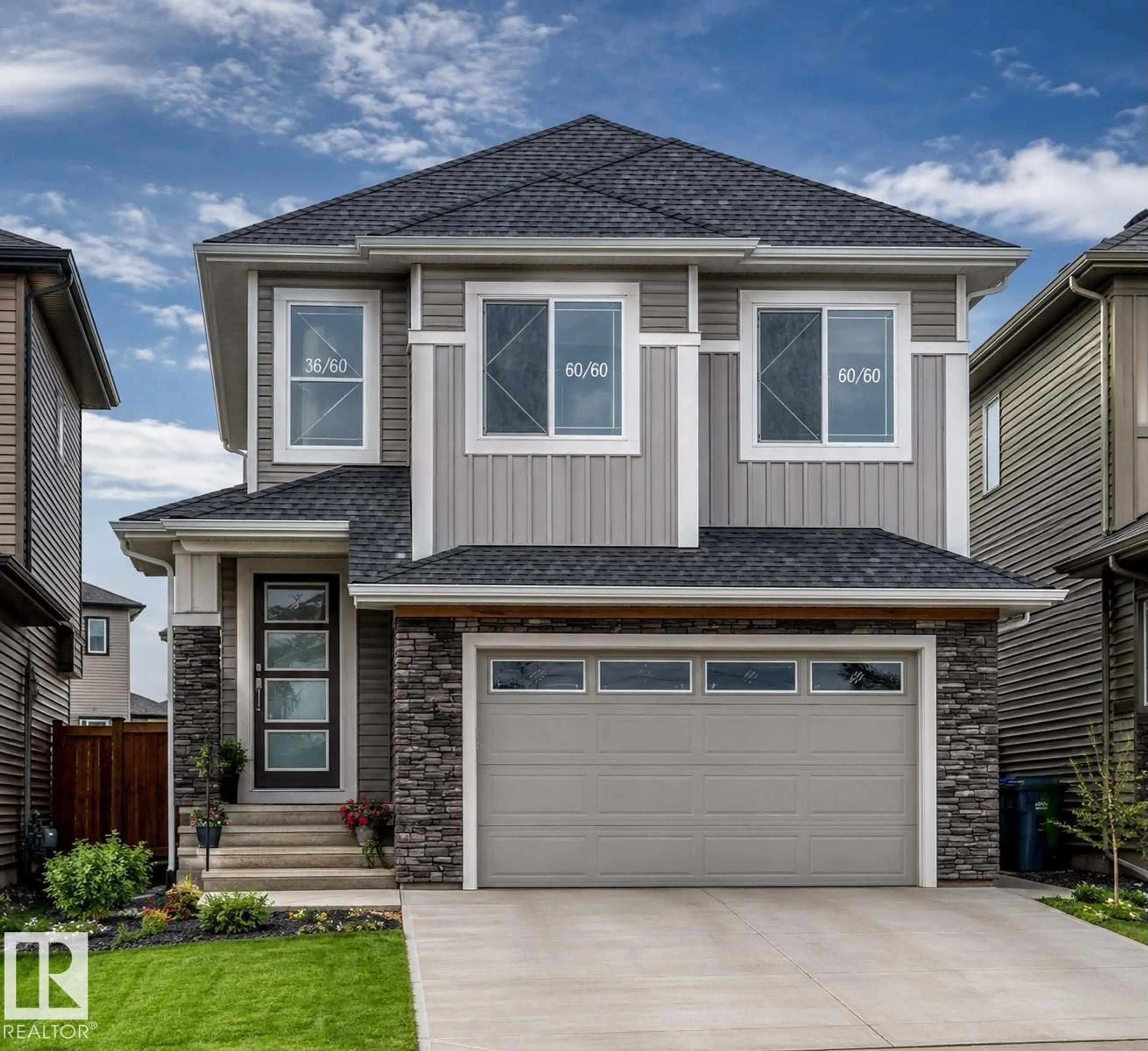 Home with vinyl exterior material, street for 6363 17 ST, Rural Leduc County Alberta T4X0H6