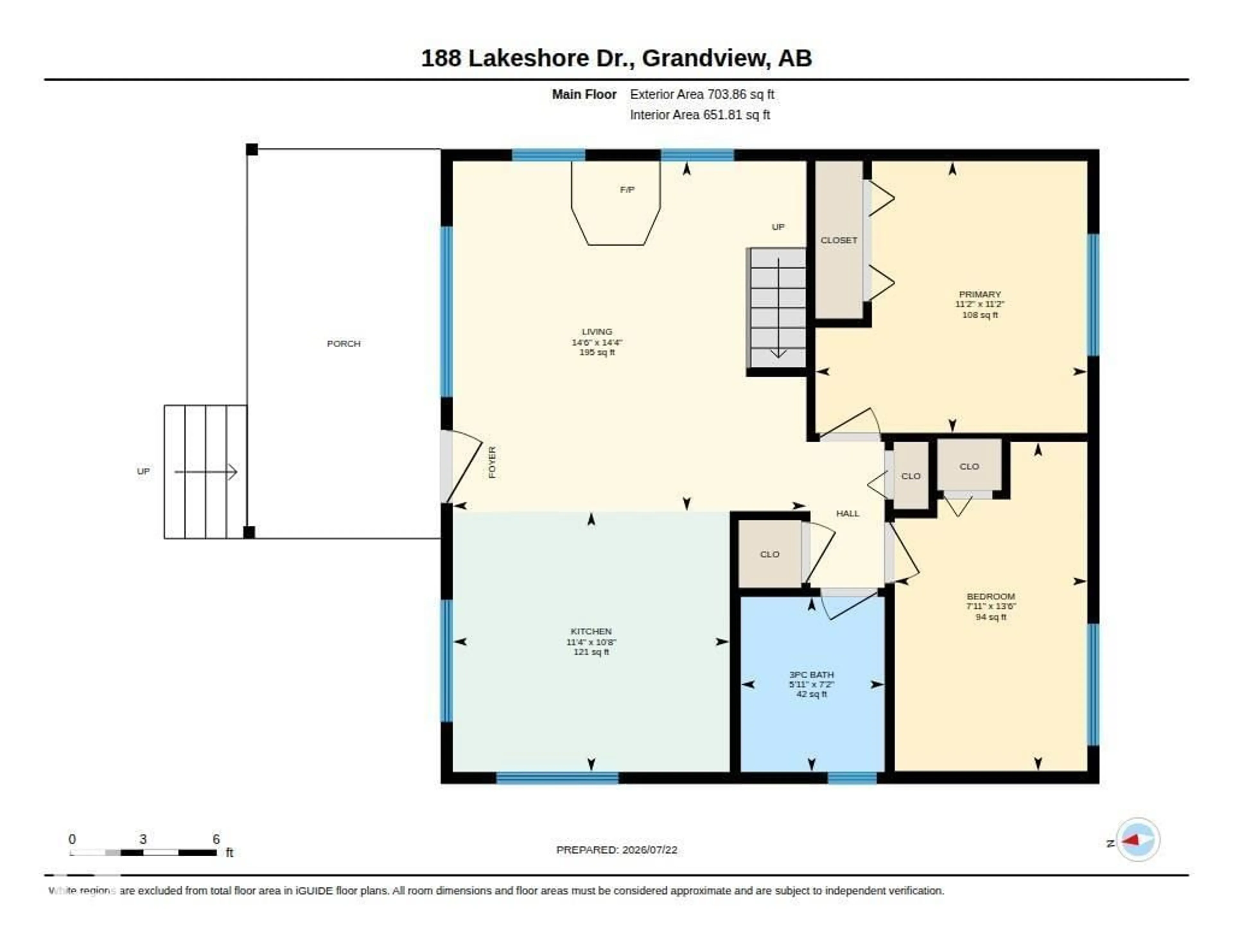 Floor plan for S.V. Grandview - 188 LAKESHORE DRIVE, Rural Wetaskiwin County Alberta T0C2V0