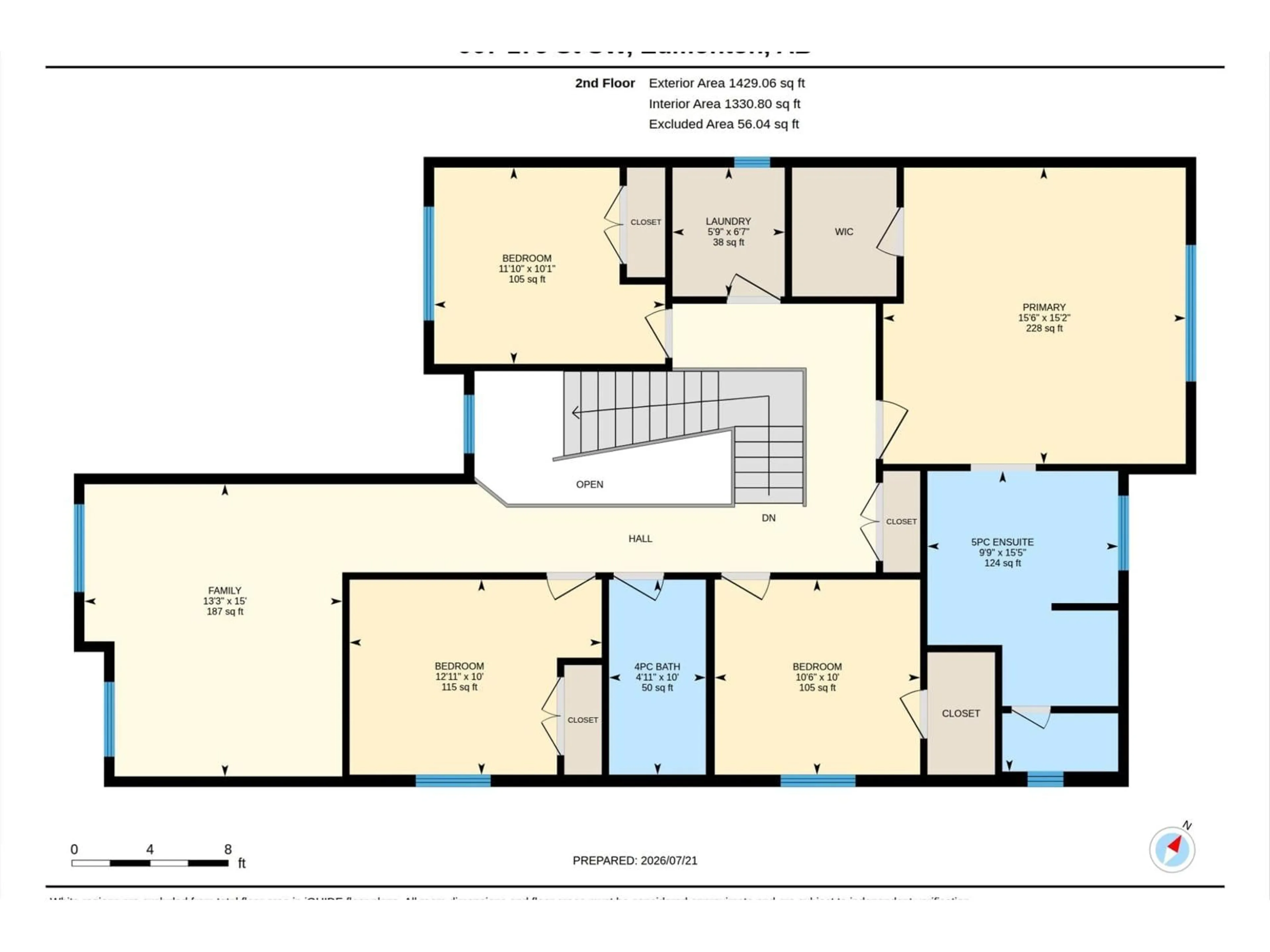 Floor plan for SW - 967 175 ST, Edmonton Alberta T6W1Z8
