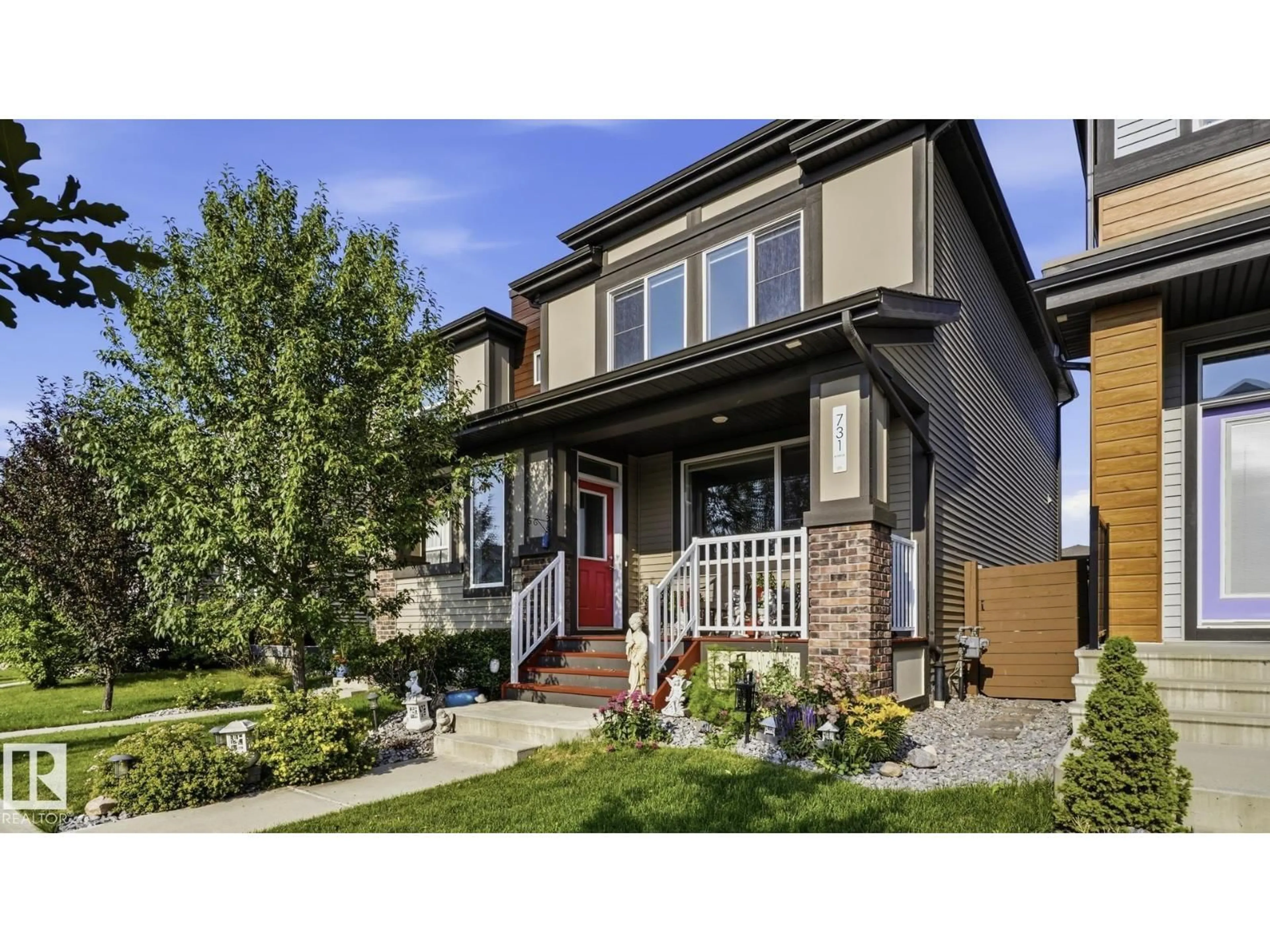 Home with brick exterior material, street for SW - 731 36 ST, Edmonton Alberta T6X2G6