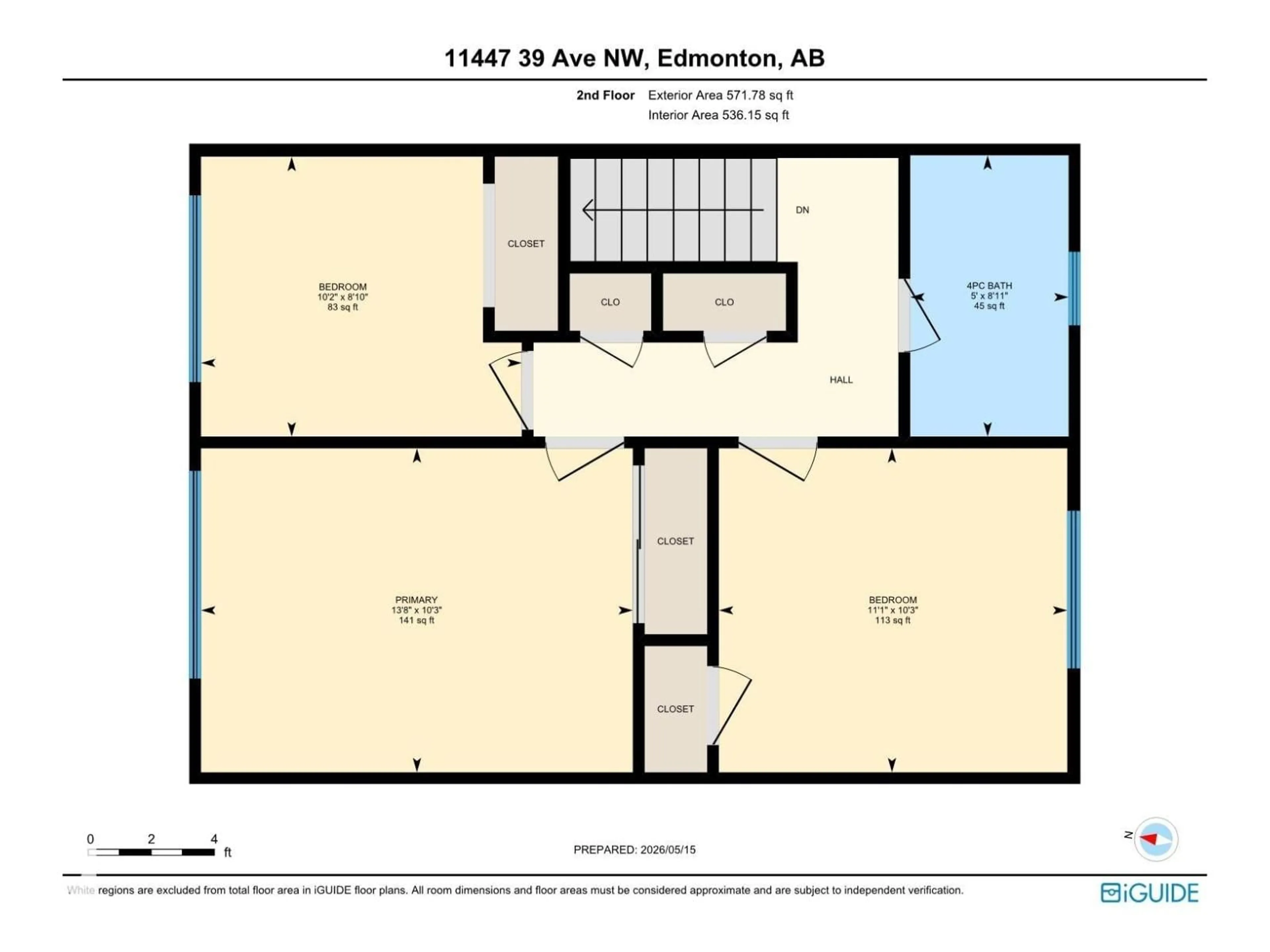 Floor plan for 11447 39 AV, Edmonton Alberta T6J0M5