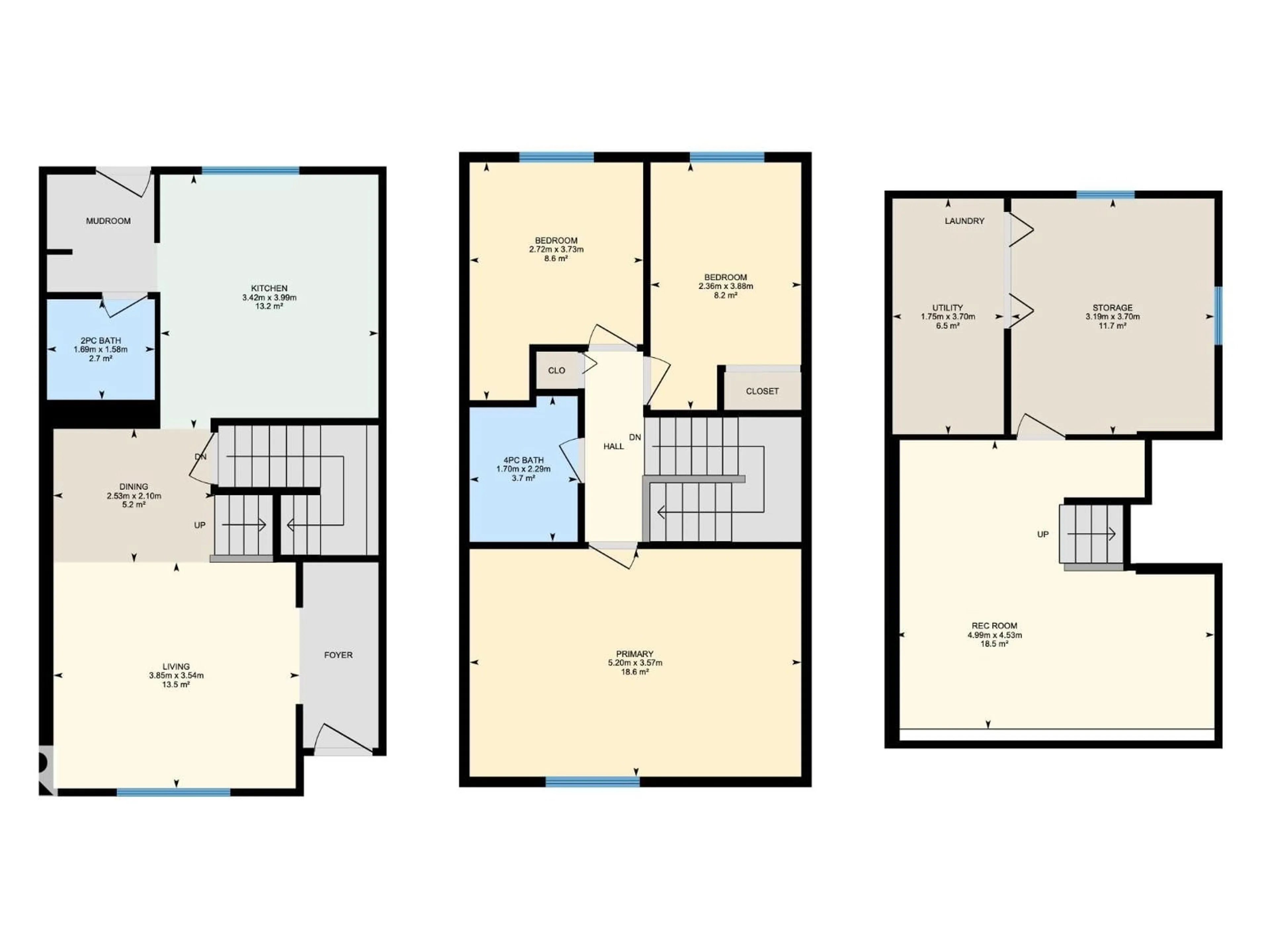 Floor plan for 879 VILLAGE ME, Sherwood Park Alberta T8A4L9