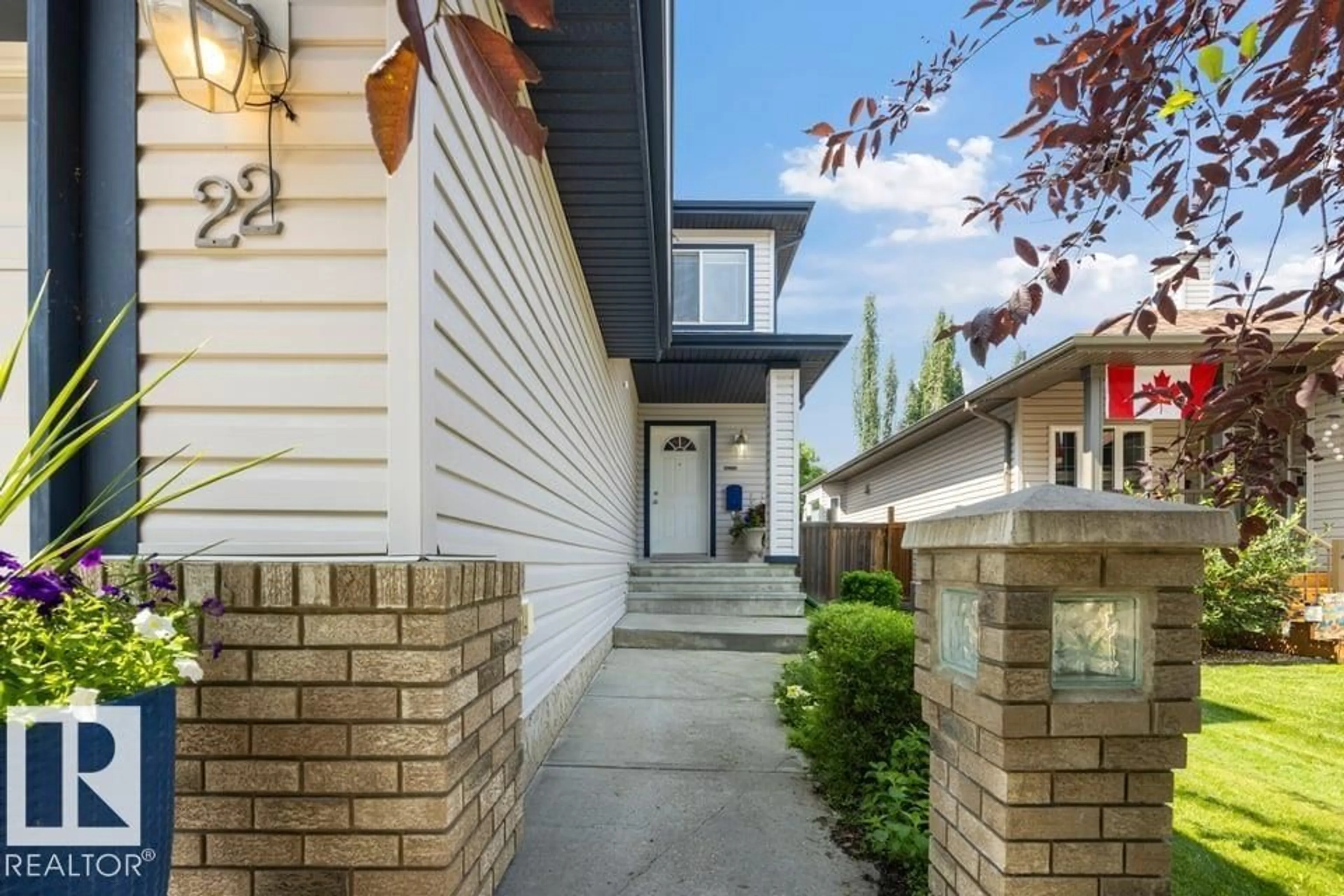 Home with brick exterior material, street for 22 BONIN, Beaumont Alberta T4X1S1