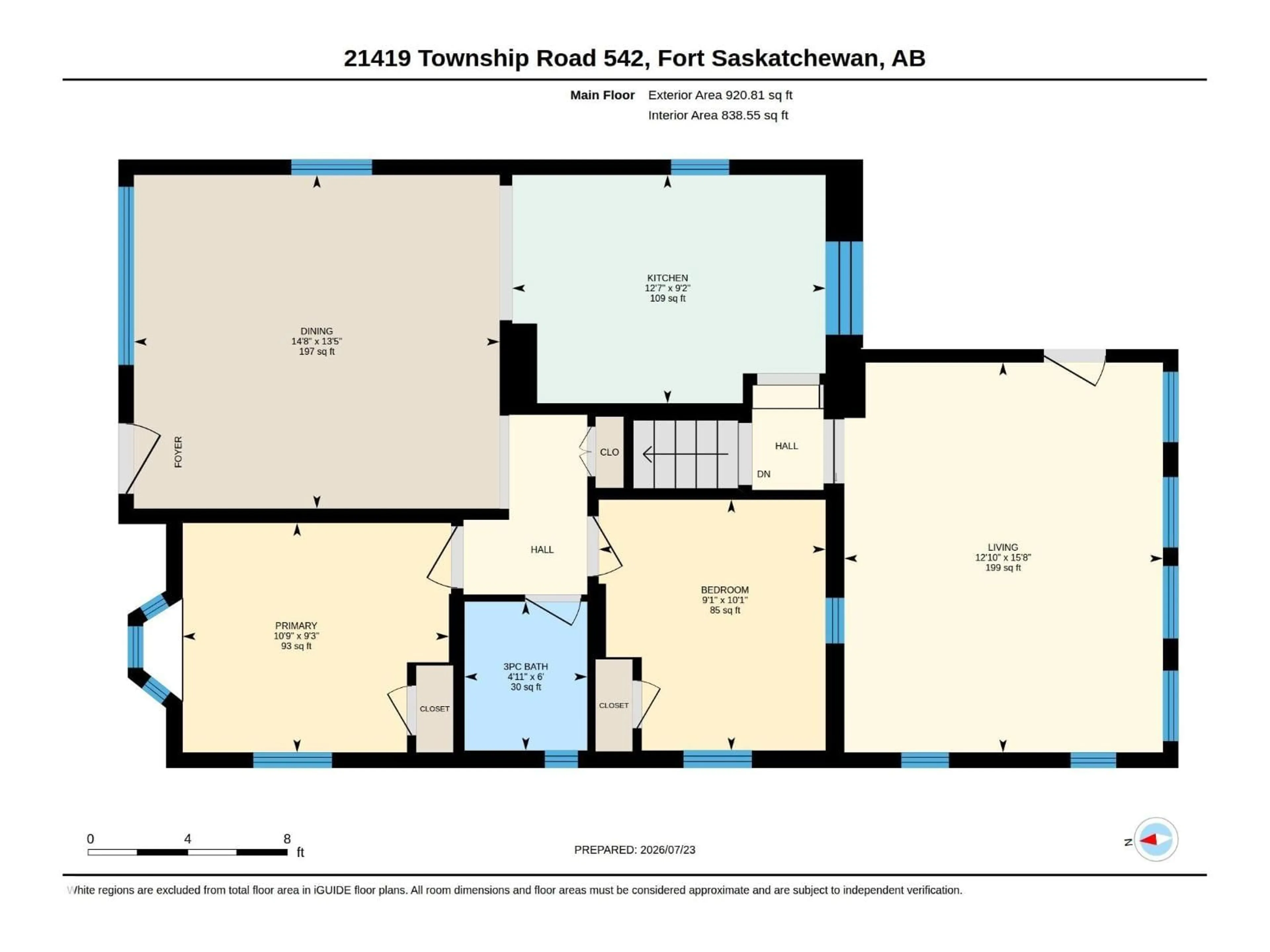 Floor plan for 21419 TWP 542, Rural Strathcona County Alberta T8L3Y8