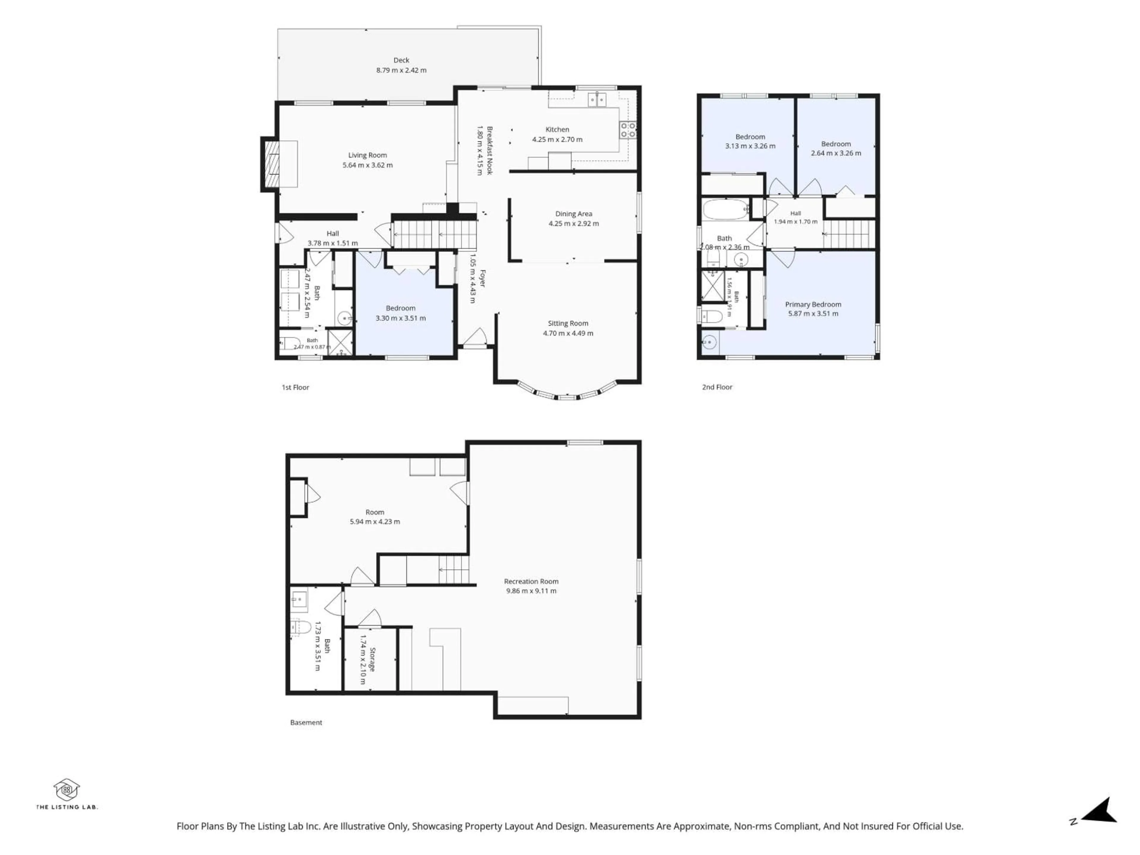 Floor plan for 15733 106 ST, Edmonton Alberta T5X5B5