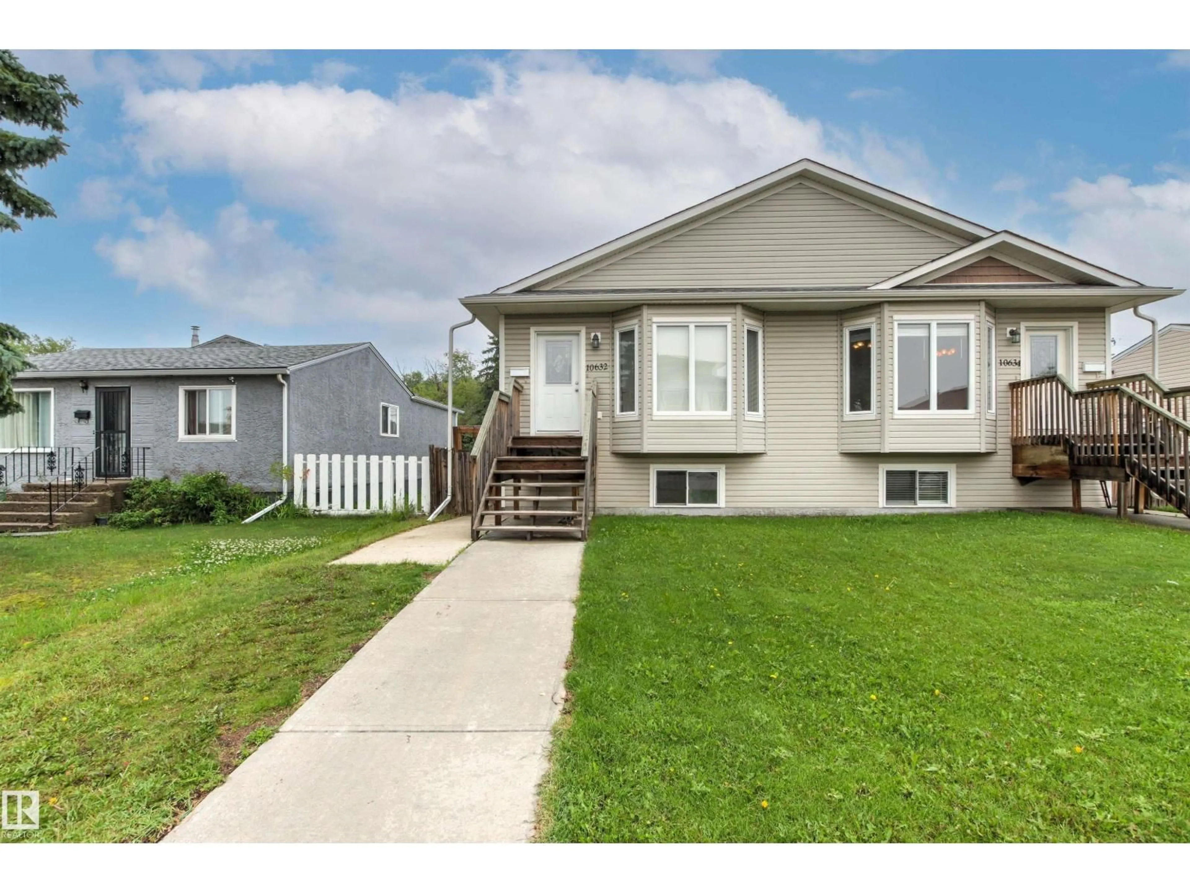 Home with vinyl exterior material, street for 10632 155 ST, Edmonton Alberta T5P2M5