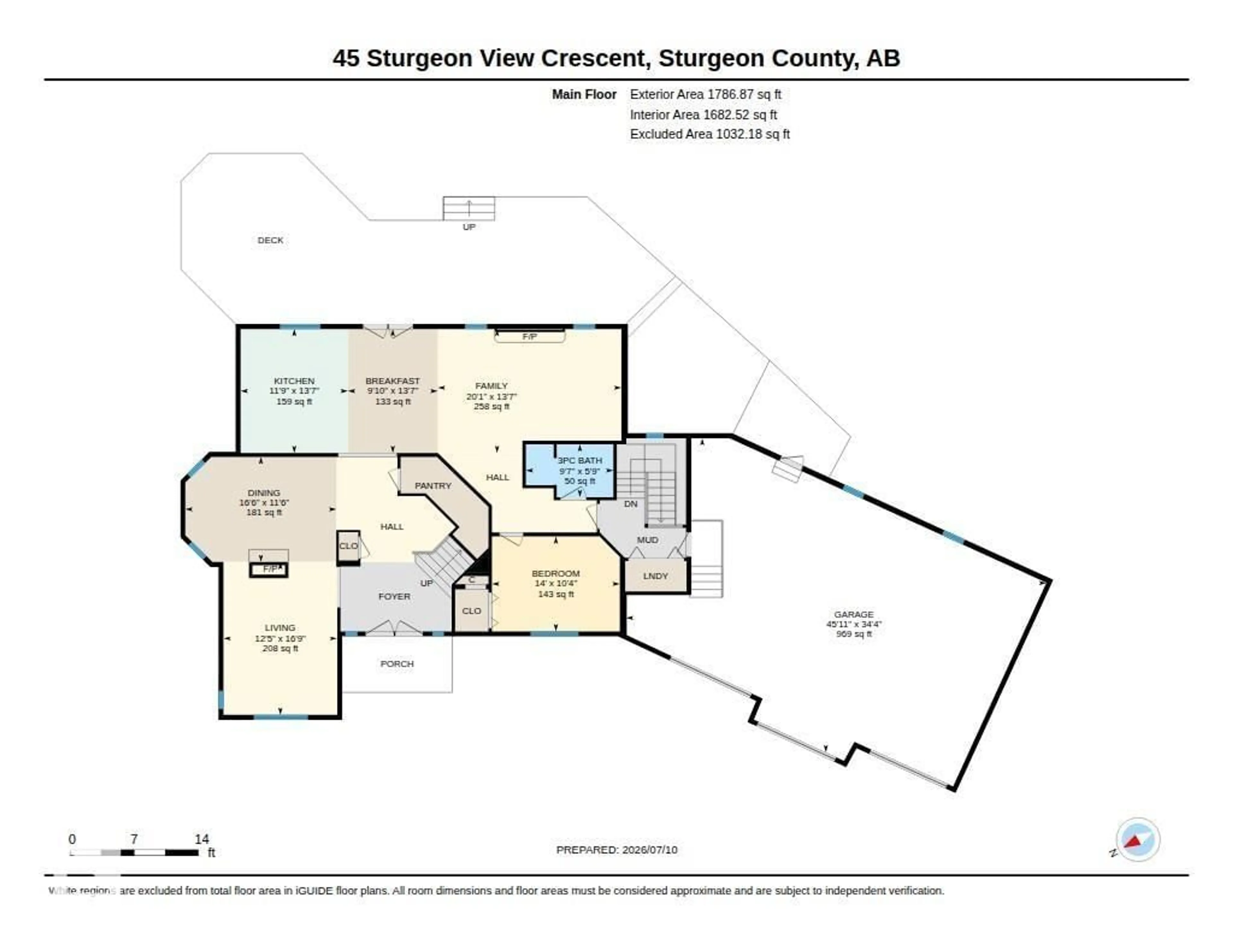 Floor plan for 45 - 25112 TWP ROAD 542A, Rural Sturgeon County Alberta T8T0B2