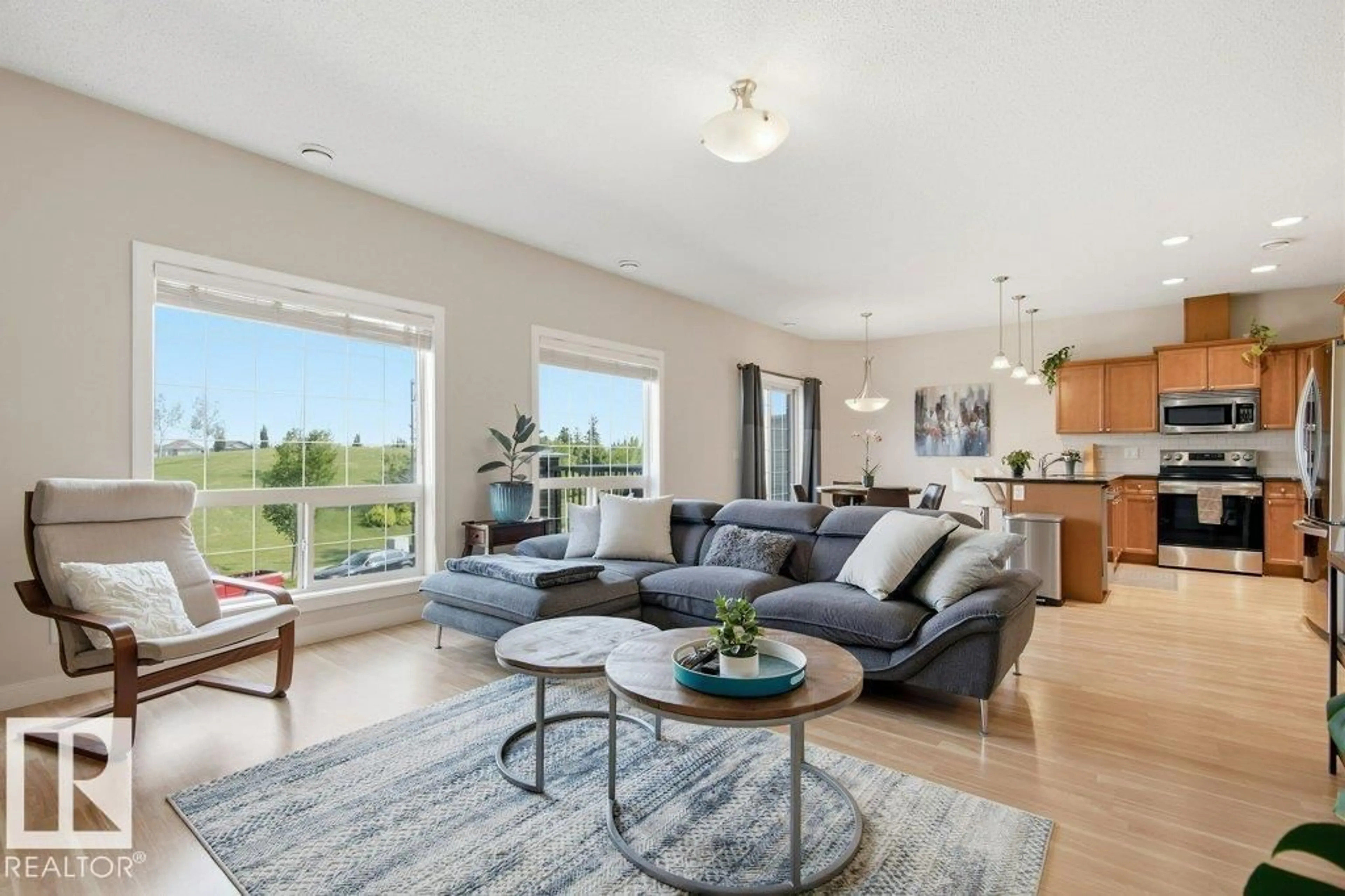 Living room with furniture, unknown for 7293 - 17 TERWILLEGAR DR, Edmonton Alberta T6R0N5