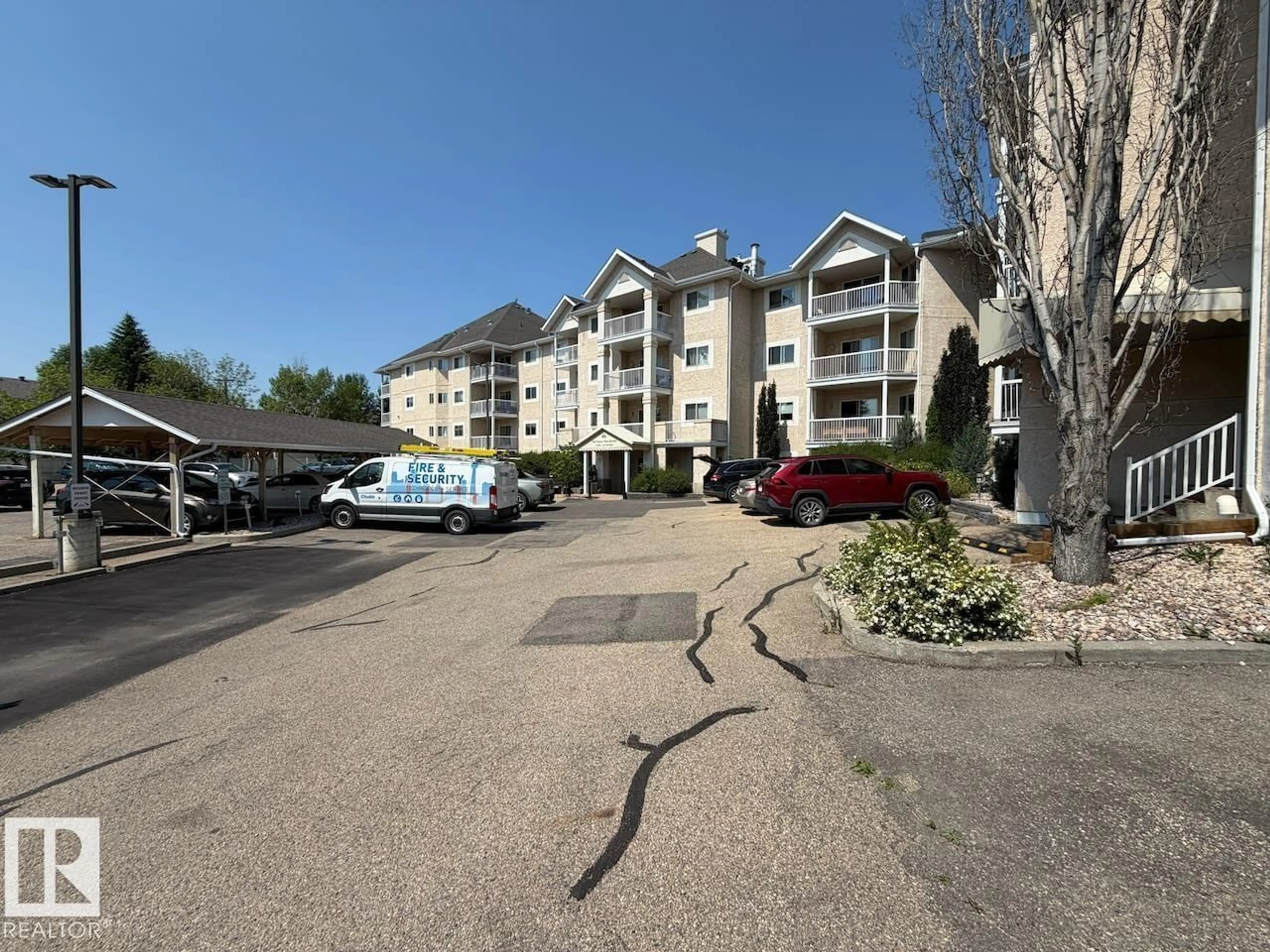 A pic from outside/outdoor area/front of a property/back of a property/a pic from drone, unknown for #312 - 11620 9A AV, Edmonton Alberta T6J7B4