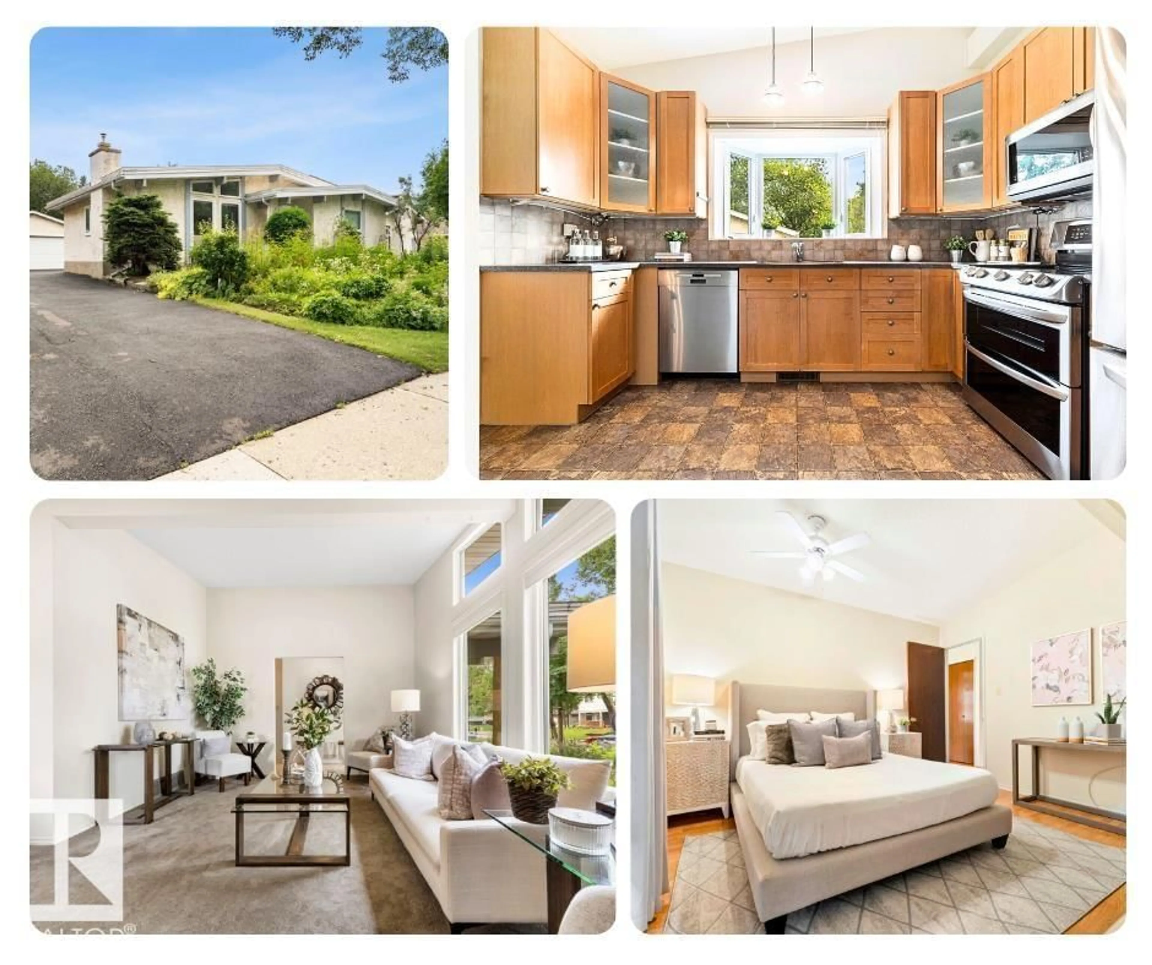 Open concept kitchen, ceramic/tile floor for 17 LATIMER PL, St. Albert Alberta T8N2J5