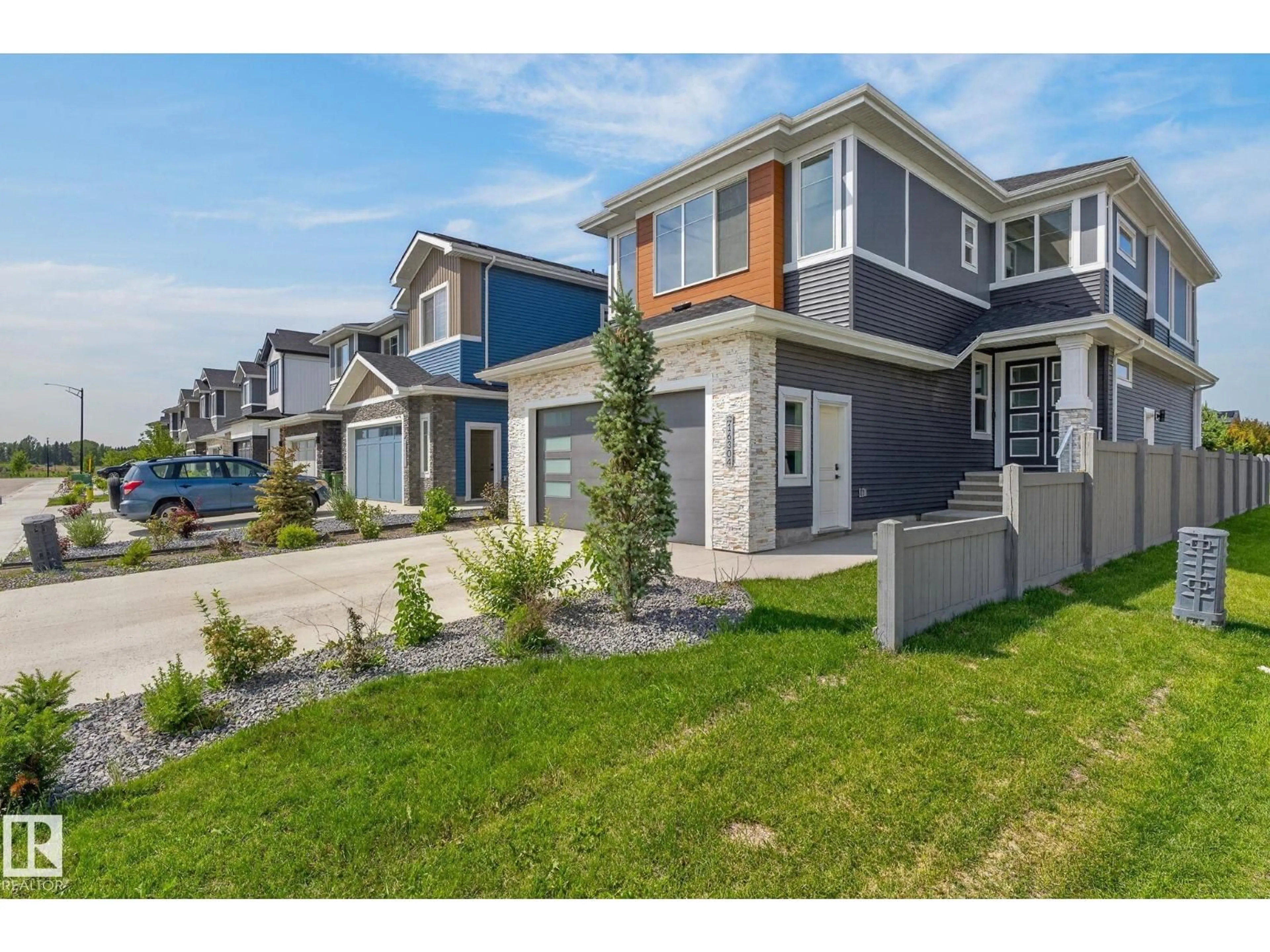 Home with vinyl exterior material, street for SW - 16304 19 AV, Edmonton Alberta T6W5J8